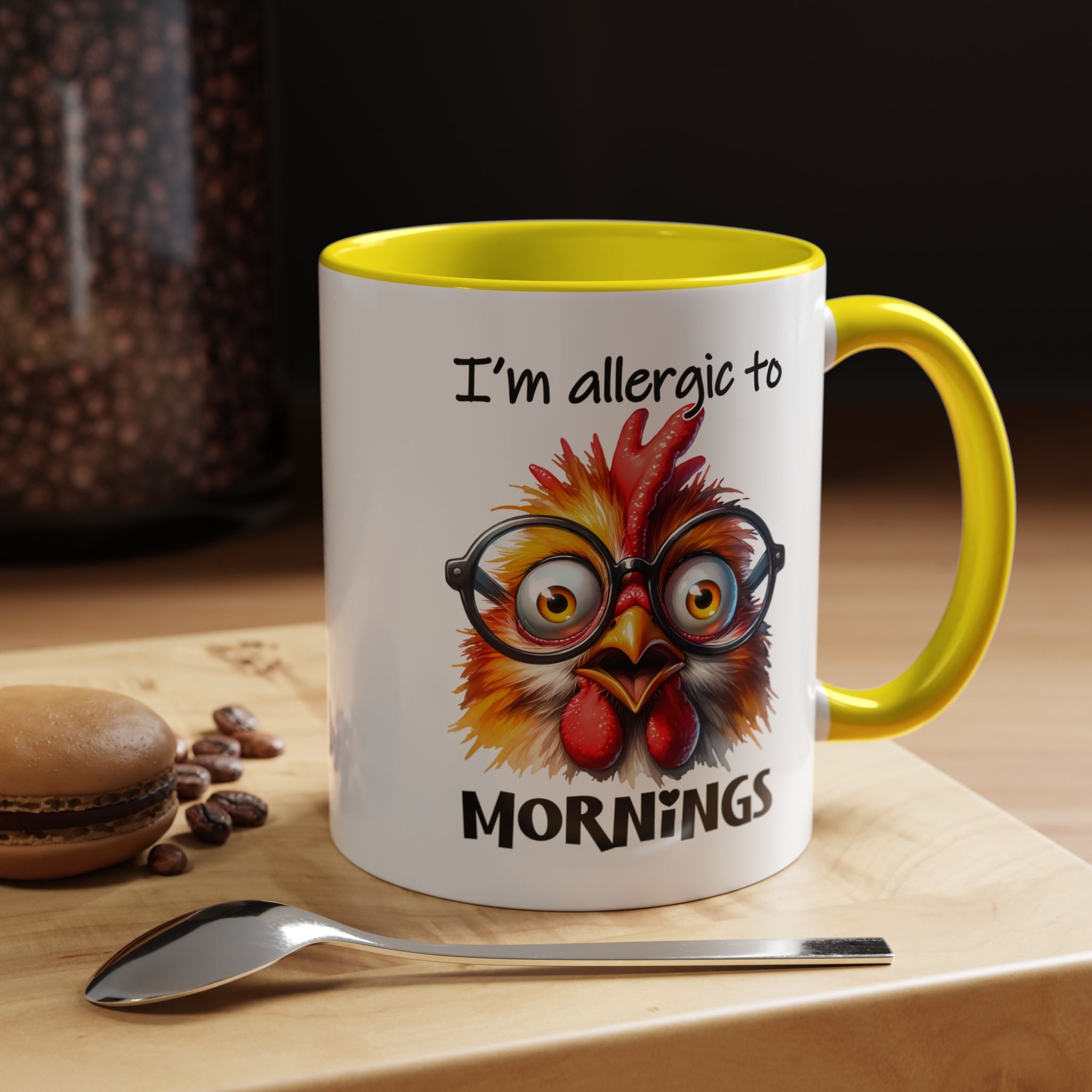 I’m Allergic to Mornings – Sleepy Humor Mug