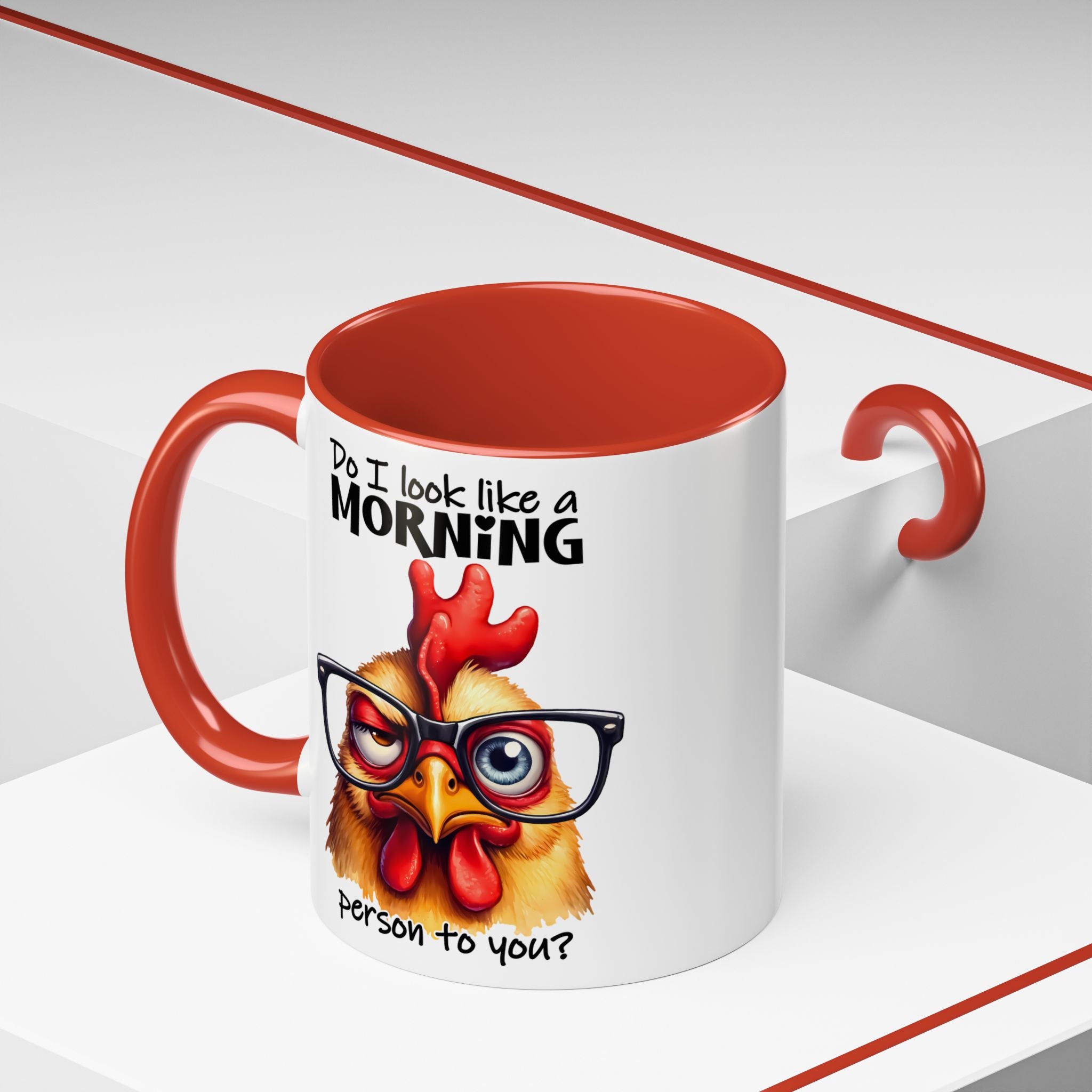 Do I Look Like a Morning Person? – Serious Chicken Mug