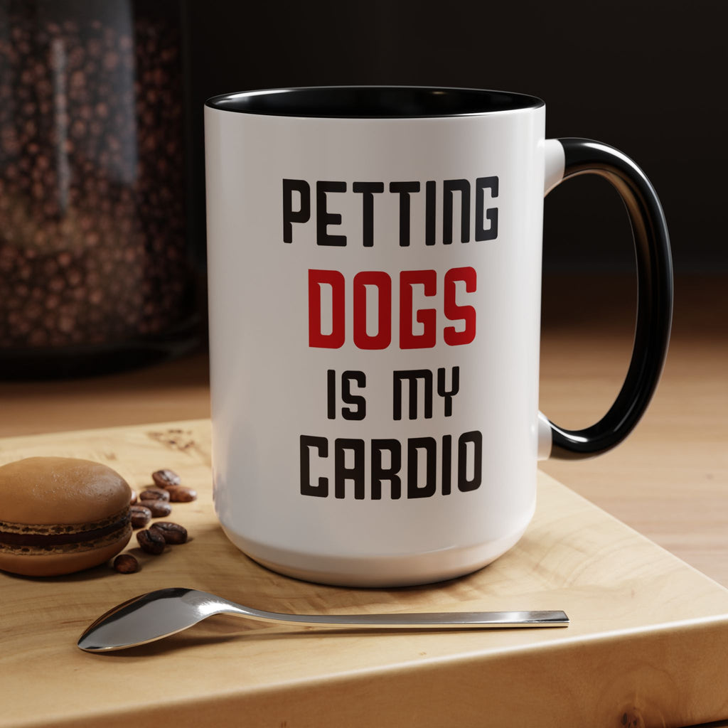 Dog Lover Coffee Mug – 11oz & 15oz Funny Pet Quote, Colorful Interior