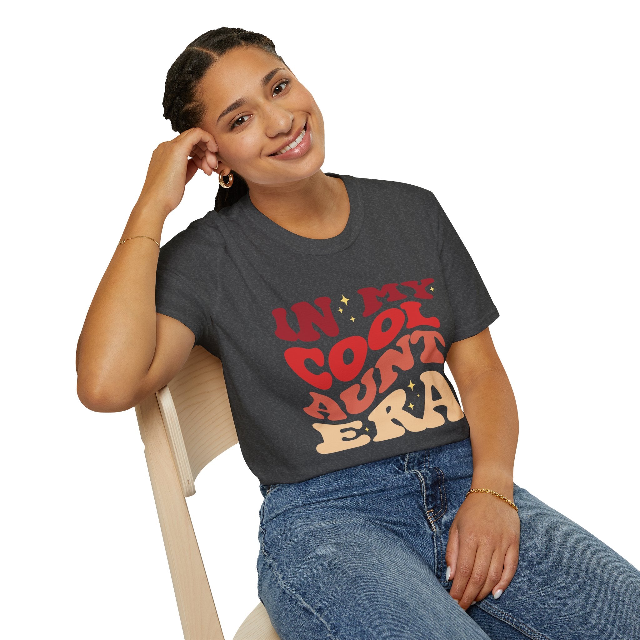 Cool Aunt T-Shirt – “In My Cool Aunt Era” Fun Auntie Gift Tee for Birthdays, Family Gatherings, and Everyday Wear