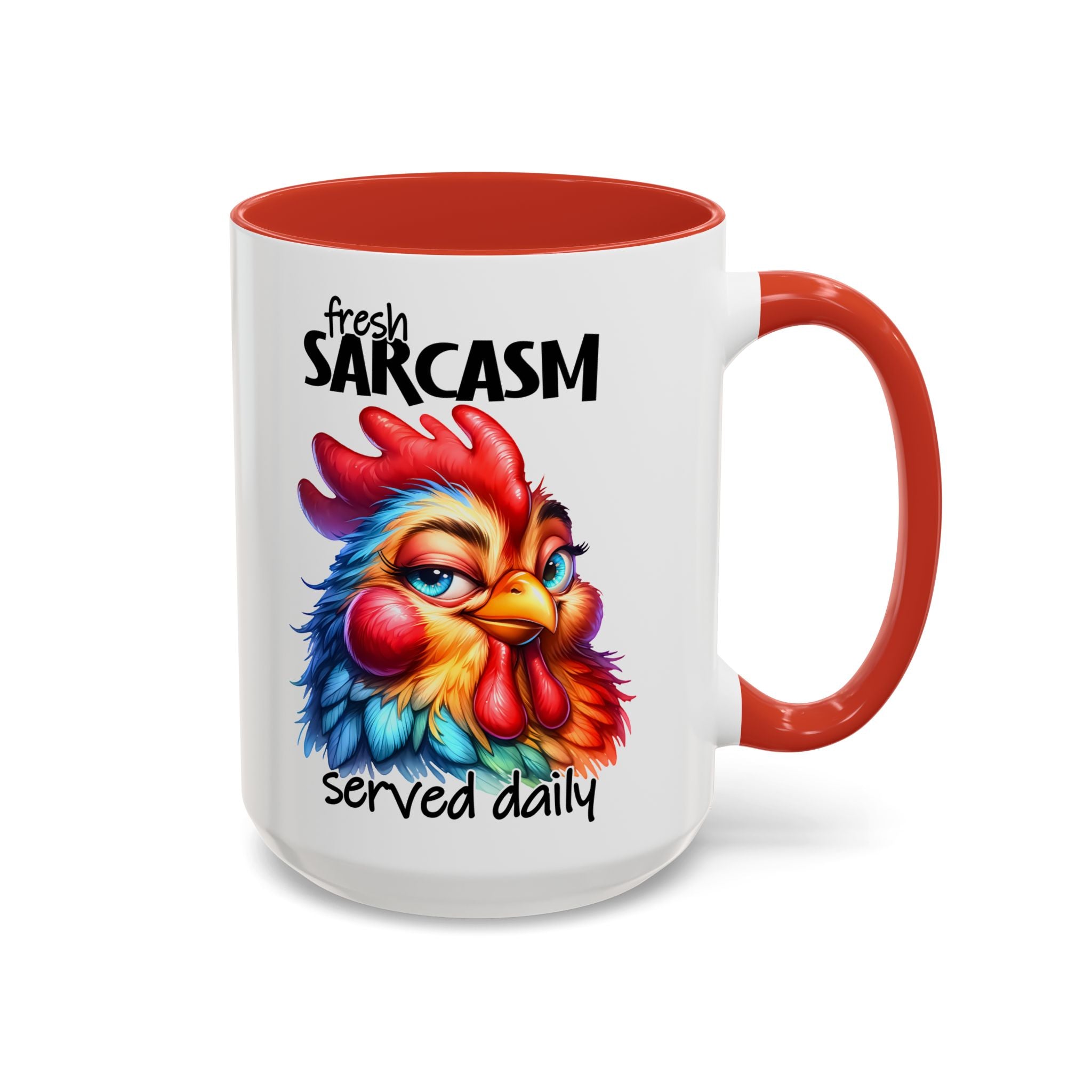 Fresh Sarcasm Served Daily – Chubby Chicken Mug