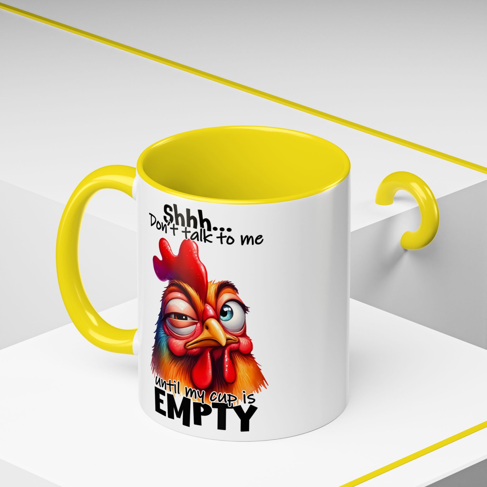 Shhh… Don’t Talk to Me Until My Cup Is Empty – Silence First Mug