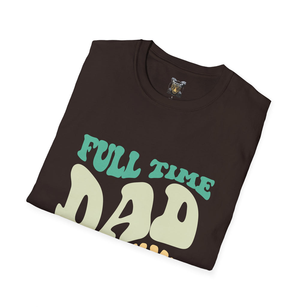 Funny Dad T-Shirt – “Full-Time Dad, Part-Time Pharmacist” Gift for Fathers, Healthcare Workers, and Pharmacy Lovers