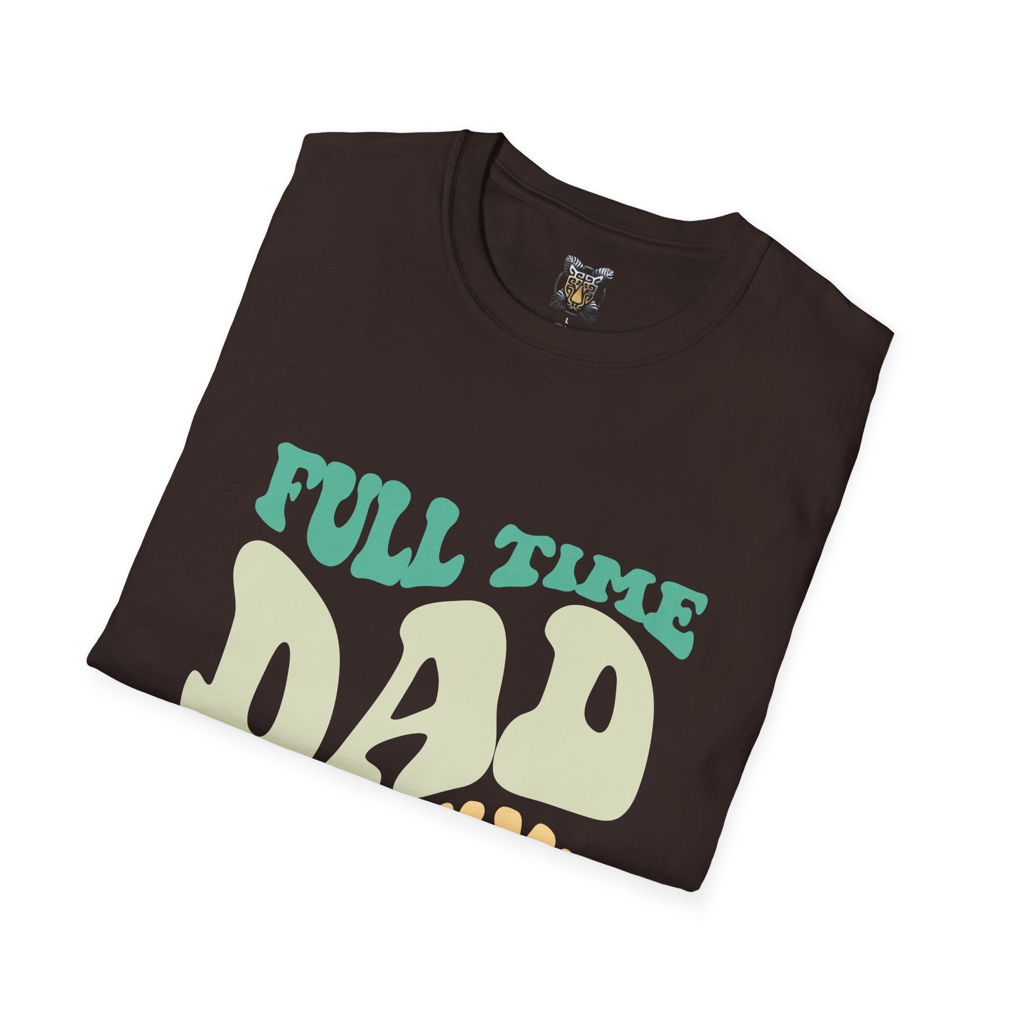 Funny Dad T-Shirt – “Full-Time Dad, Part-Time Pharmacist” Gift for Fathers, Healthcare Workers, and Pharmacy Lovers