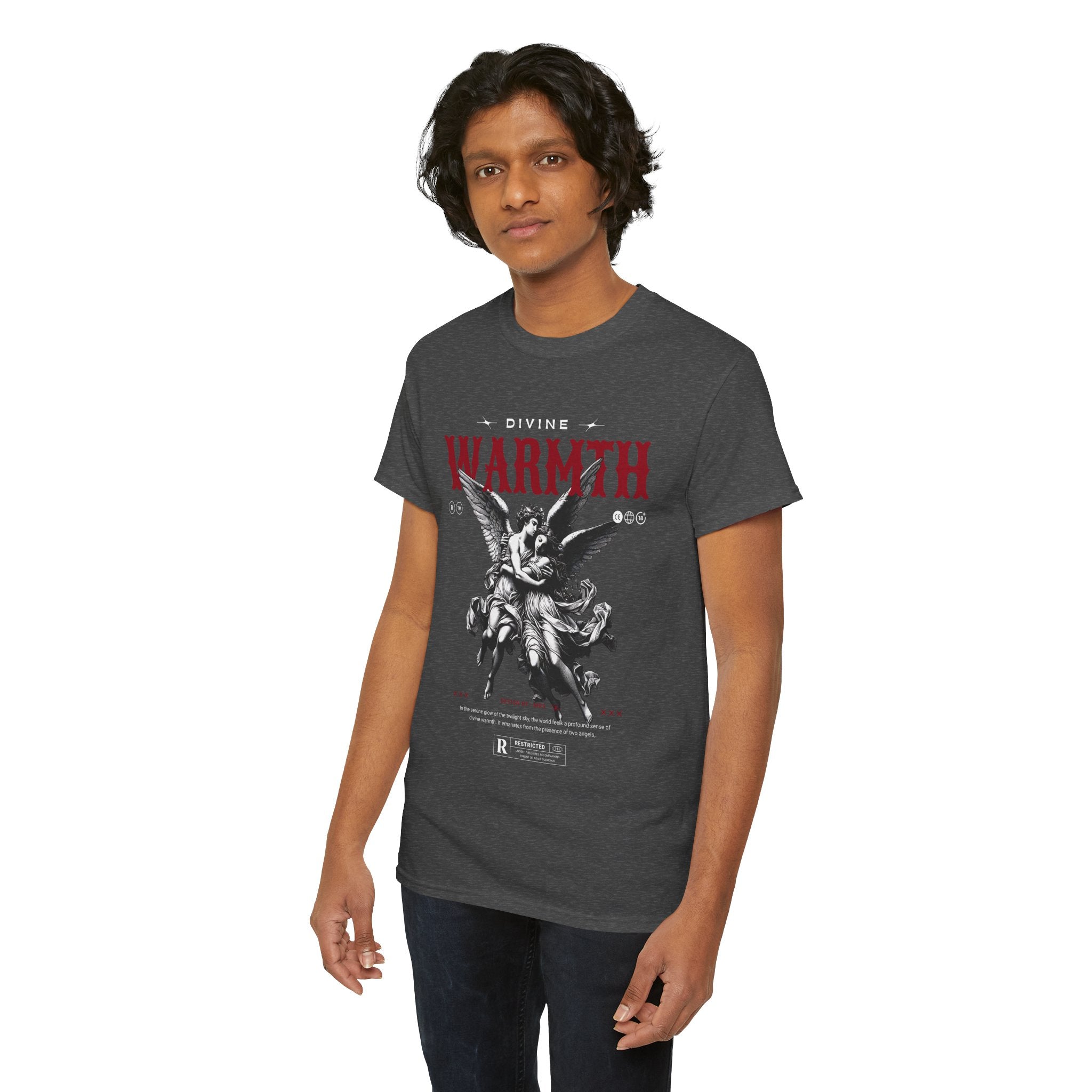 Divine Warmth: Angelic Embrace T-Shirt Design