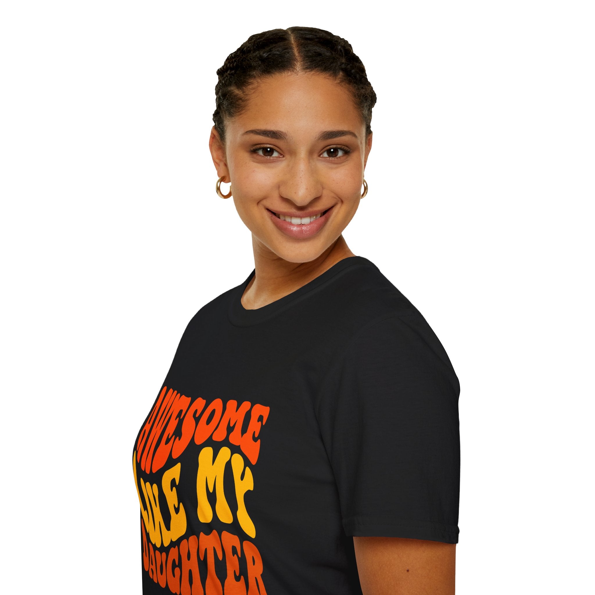 Awesome Like My Daughter T-Shirt – Funny Dad & Mom Graphic Tee, Proud Parent Shirt, Unisex Family Gift Apparel