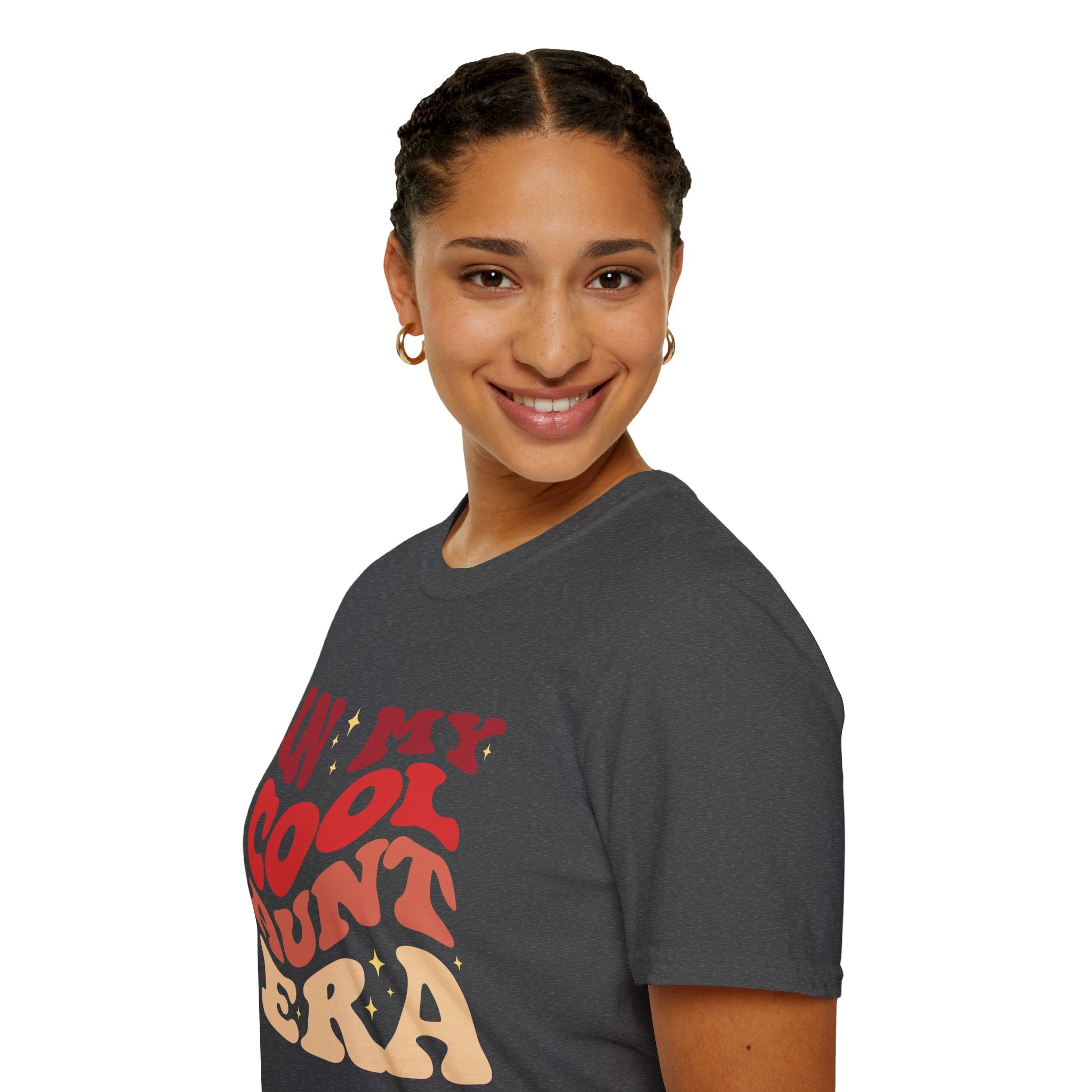 Cool Aunt T-Shirt – “In My Cool Aunt Era” Fun Auntie Gift Tee for Birthdays, Family Gatherings, and Everyday Wear