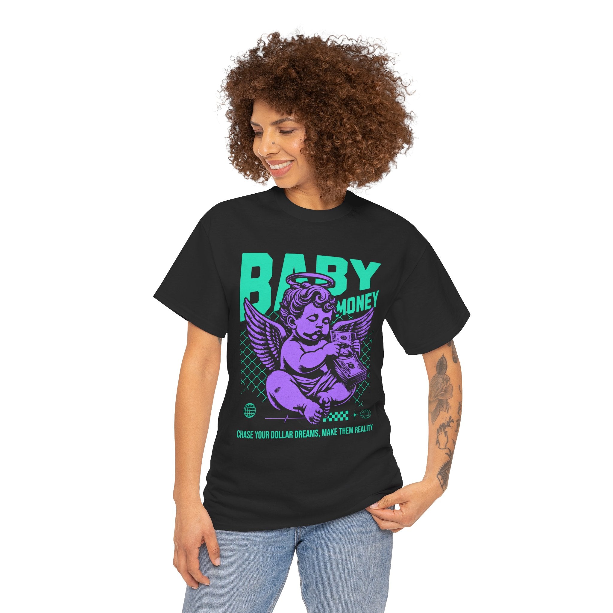 Baby Money: Chase Your Dollar Dreams Streetwear Graphic