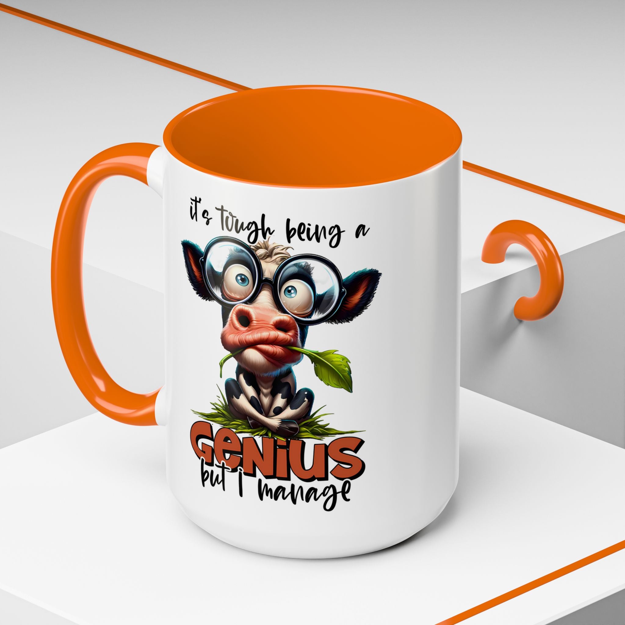 Moo-dest Genius Coffee Mug