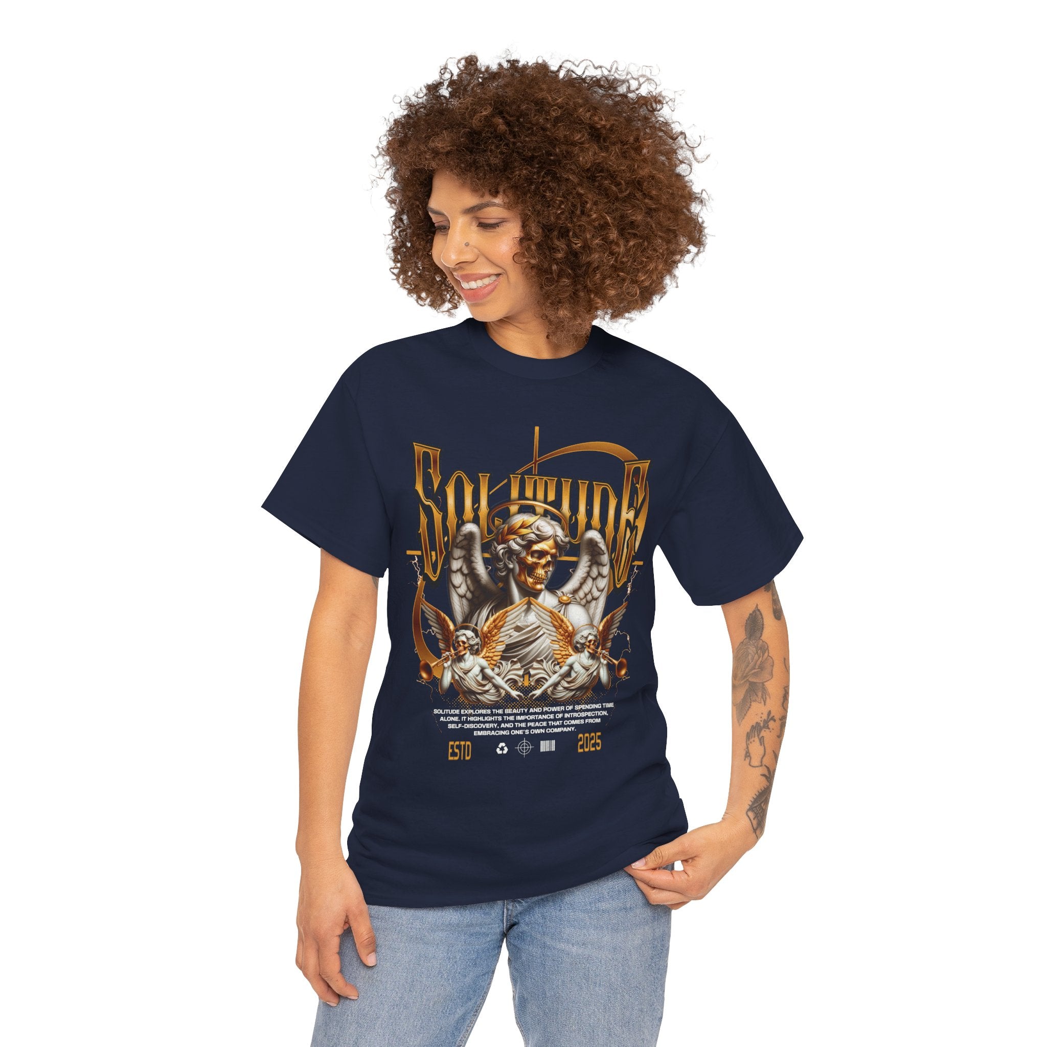 "Wings of Sin" - Gothic T-Shirt Design