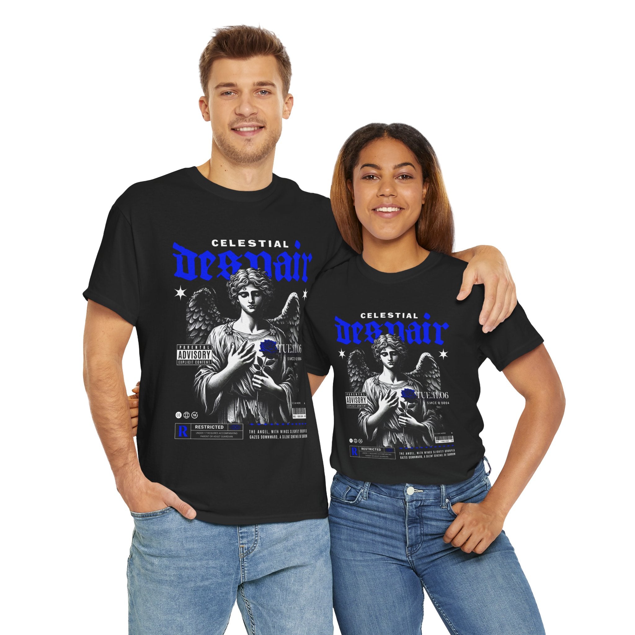Celestial Despair Graphic T-Shirt Design