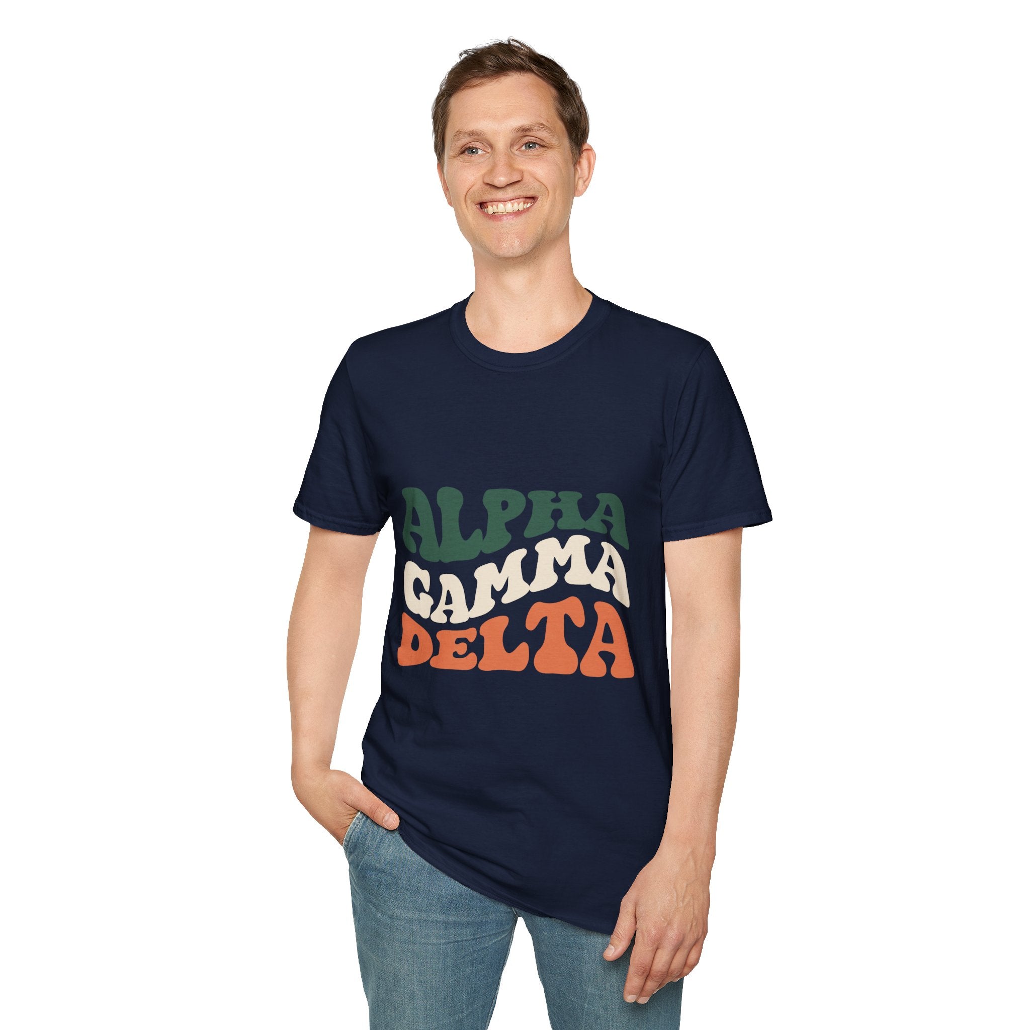 Alpha Gamma Delta T-Shirt – Greek Letters Shirt, Sorority Style Tee, Retro College Greek Life Apparel