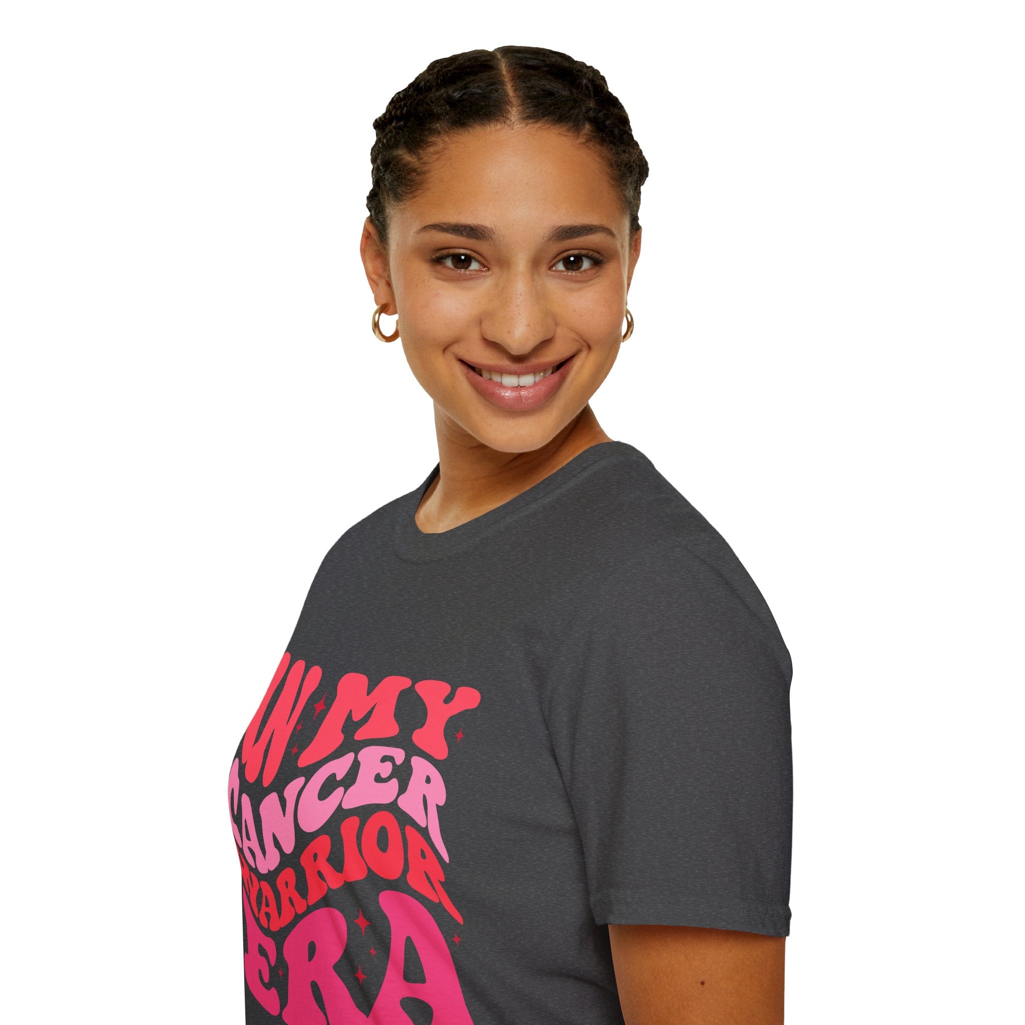 Inspirational T-Shirt – “In My Cancer Warrior Era” Support Tee for Cancer Survivors, Fighters, and Awareness Events
