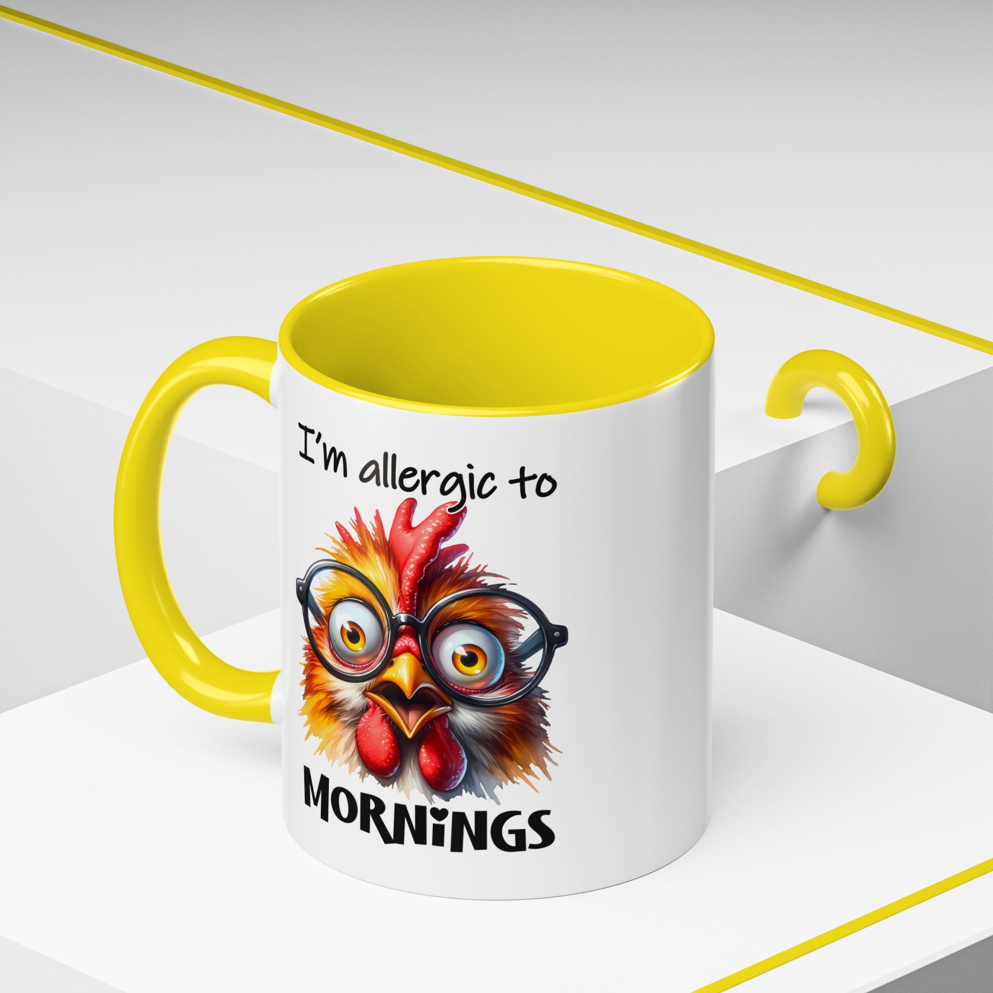 I’m Allergic to Mornings – Sleepy Humor Mug