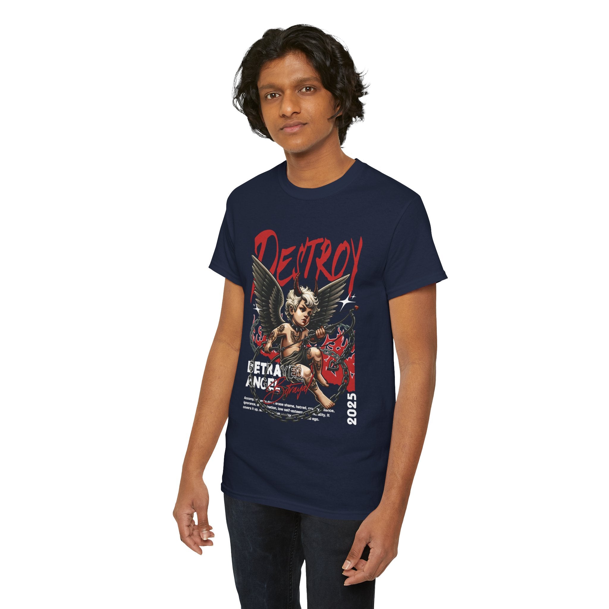 Destroyed Innocence: Betrayed Angel Streetwear Graphic