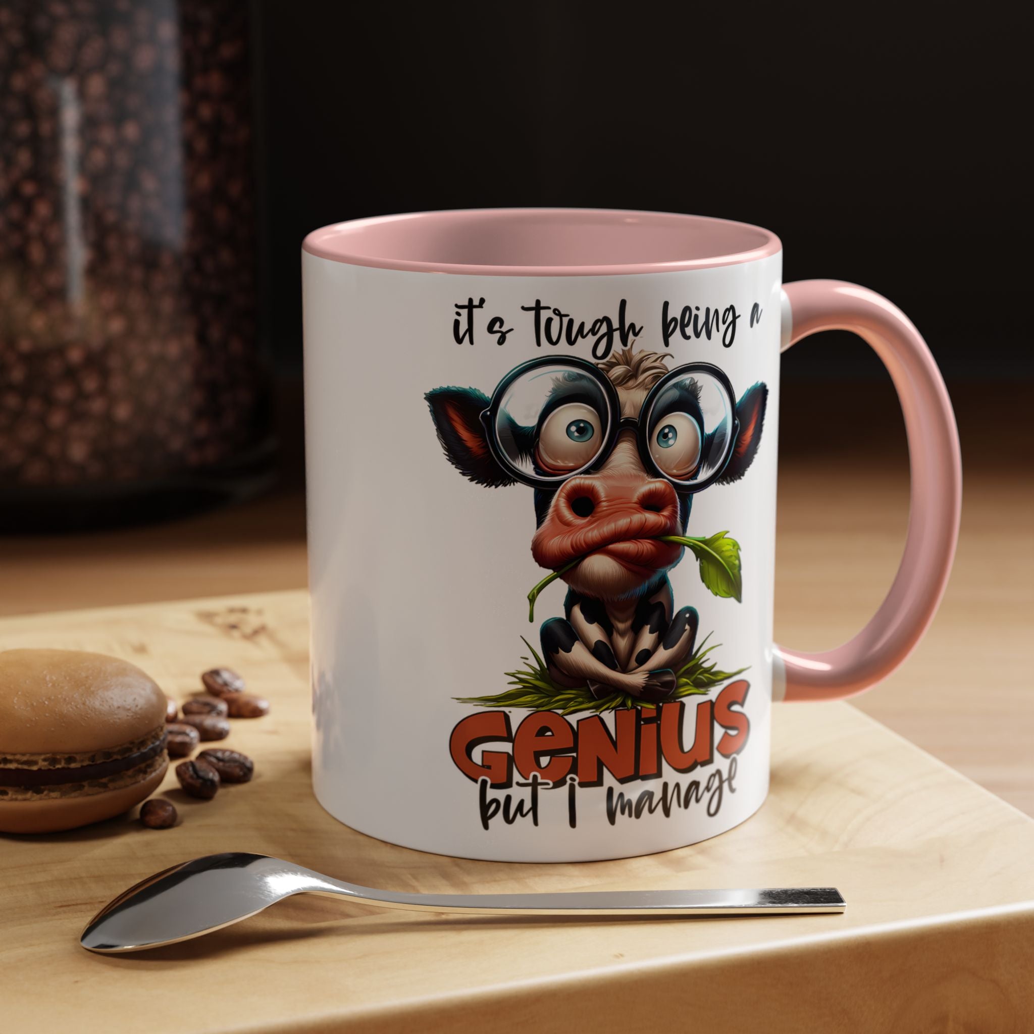 Moo-dest Genius Coffee Mug
