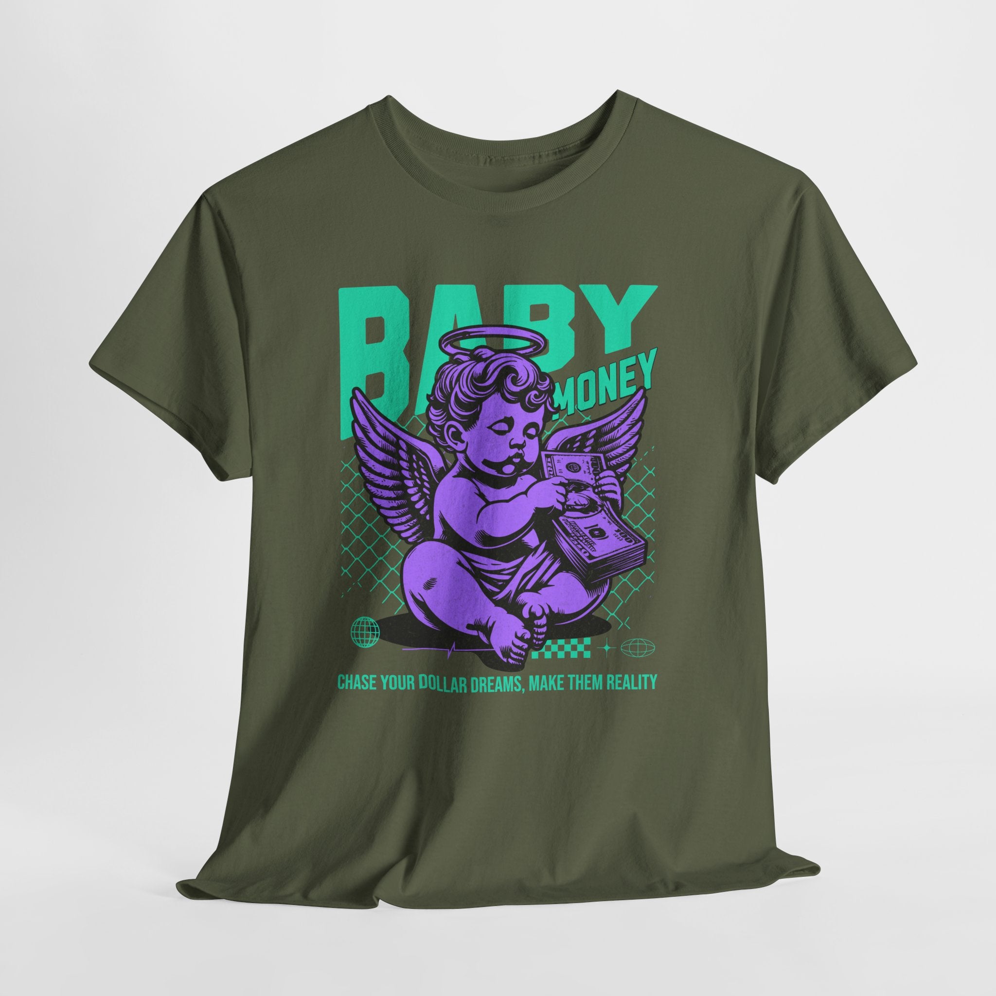 Baby Money: Chase Your Dollar Dreams Streetwear Graphic