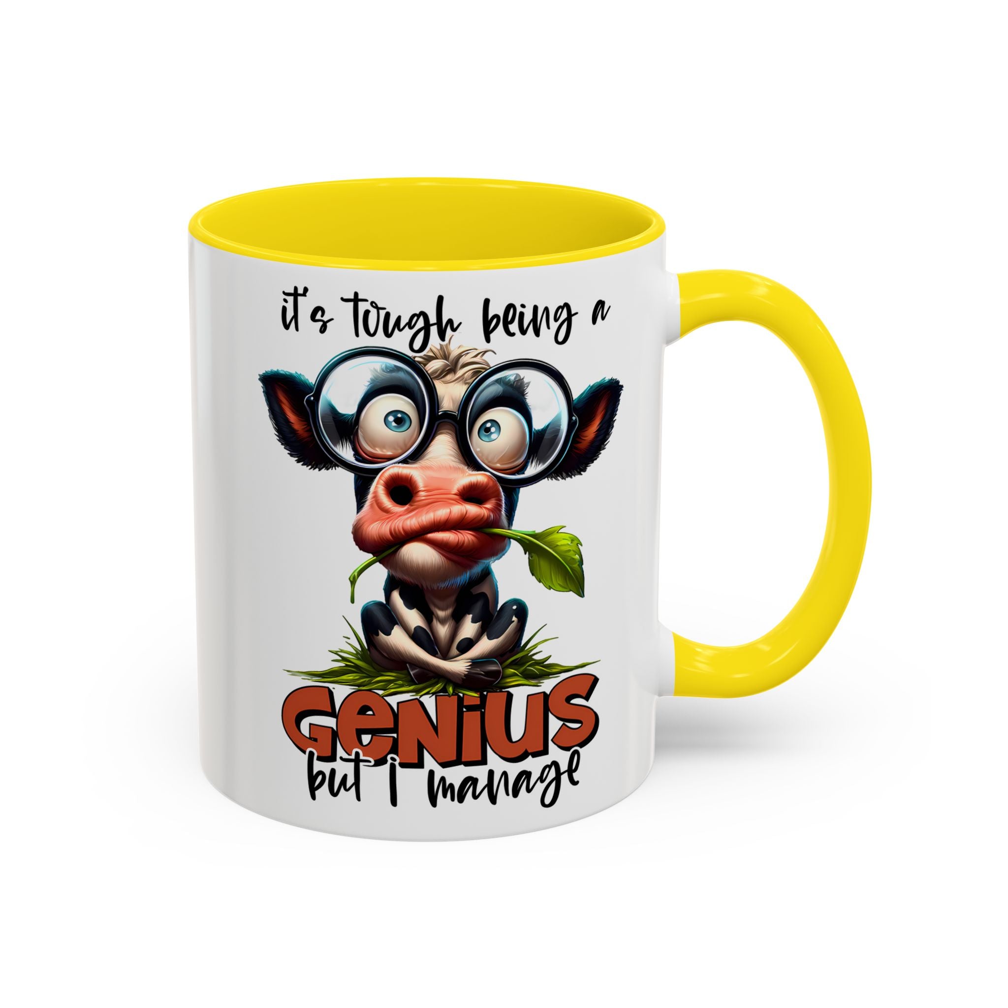 Moo-dest Genius Coffee Mug