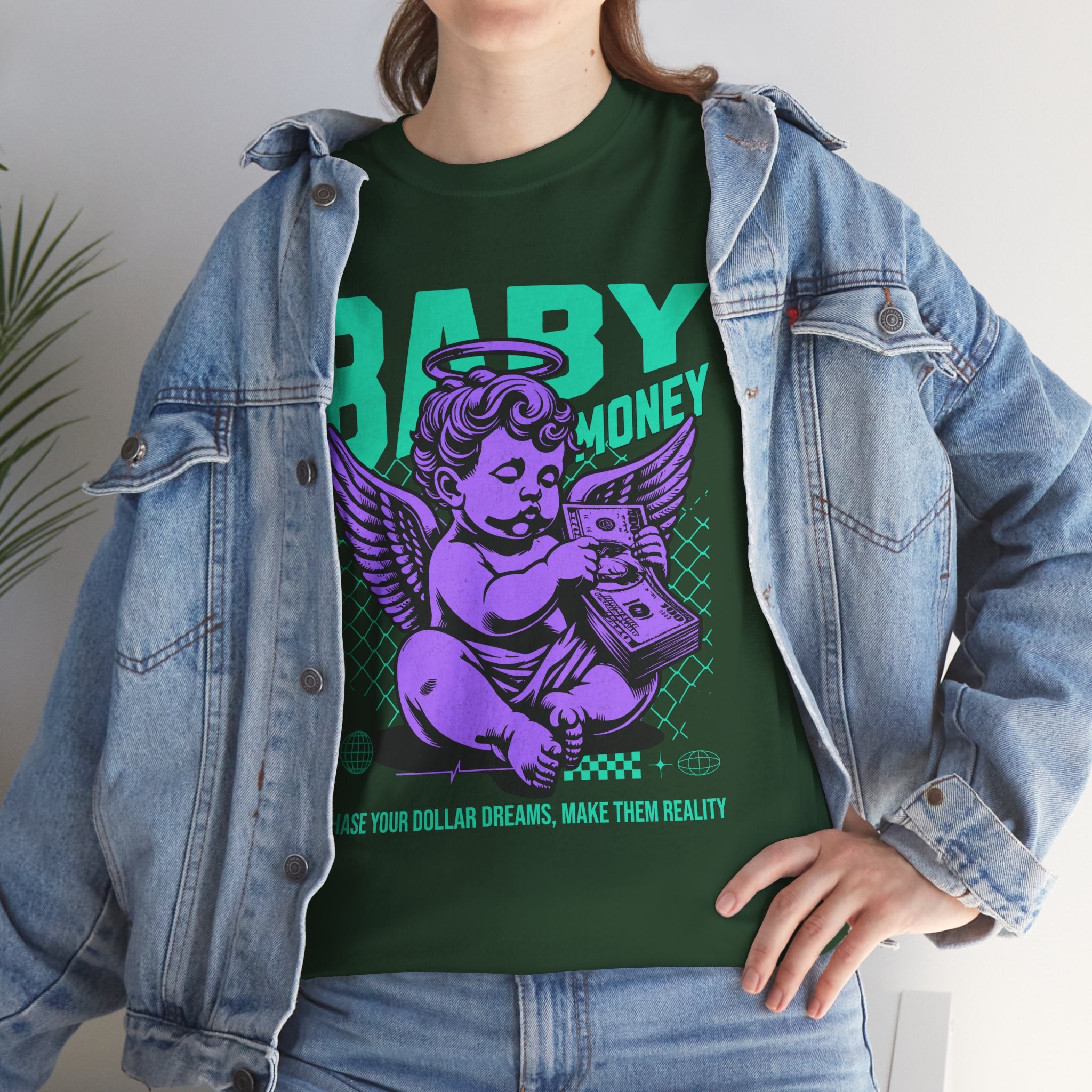 Baby Money: Chase Your Dollar Dreams Streetwear Graphic