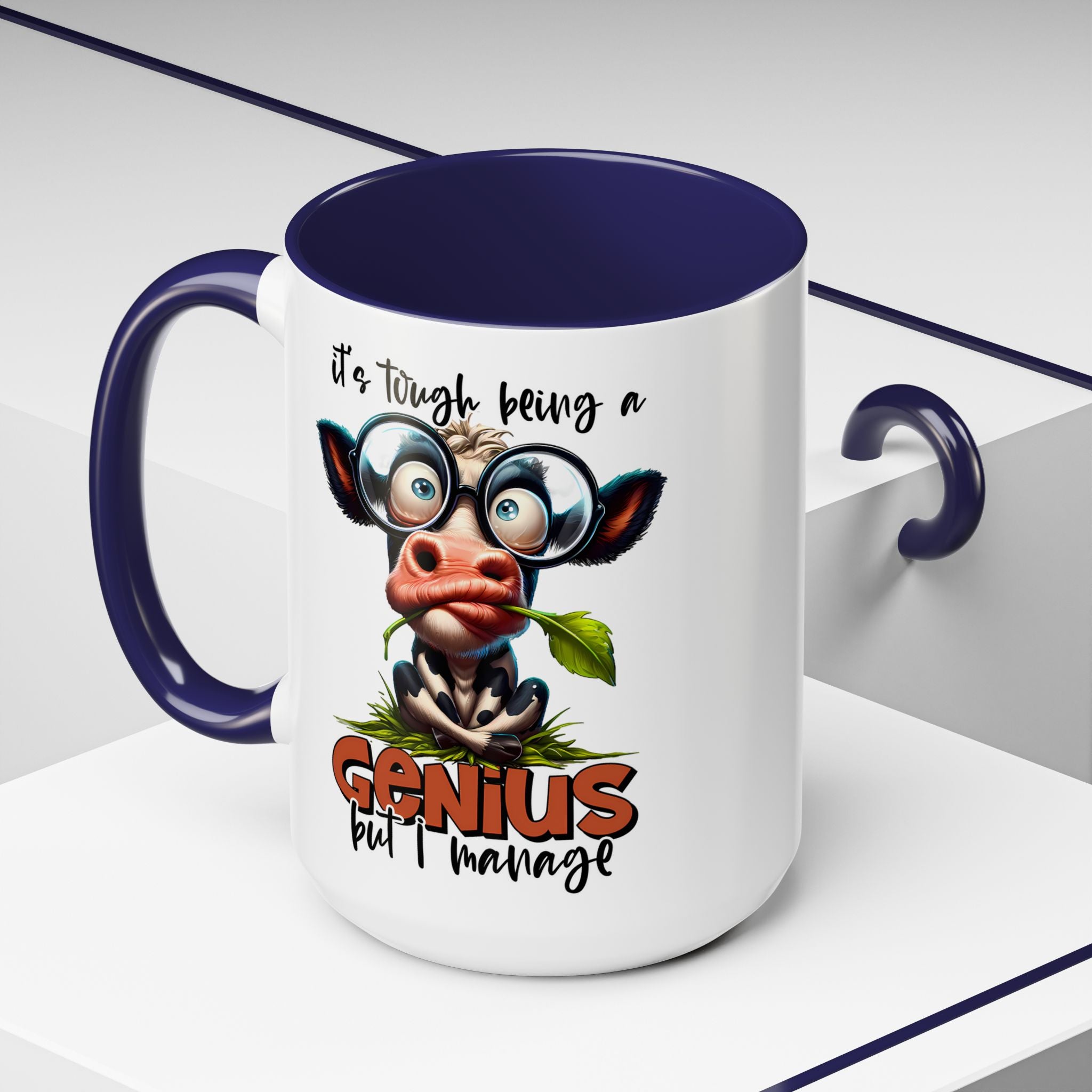 Moo-dest Genius Coffee Mug