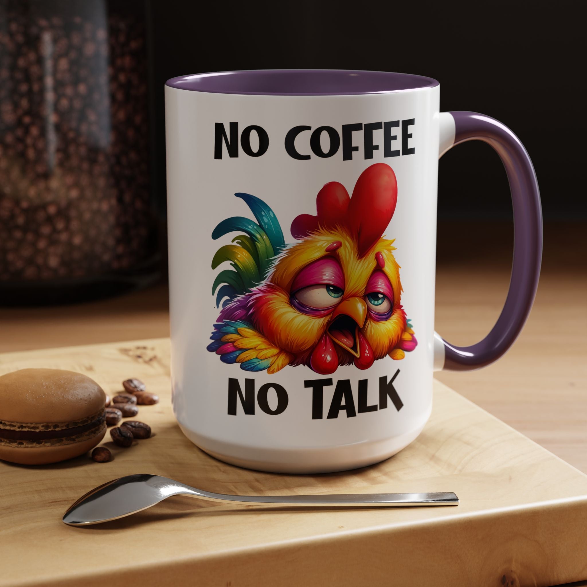 No Coffee, No Talk – Pre-Caffeine Warning Mug