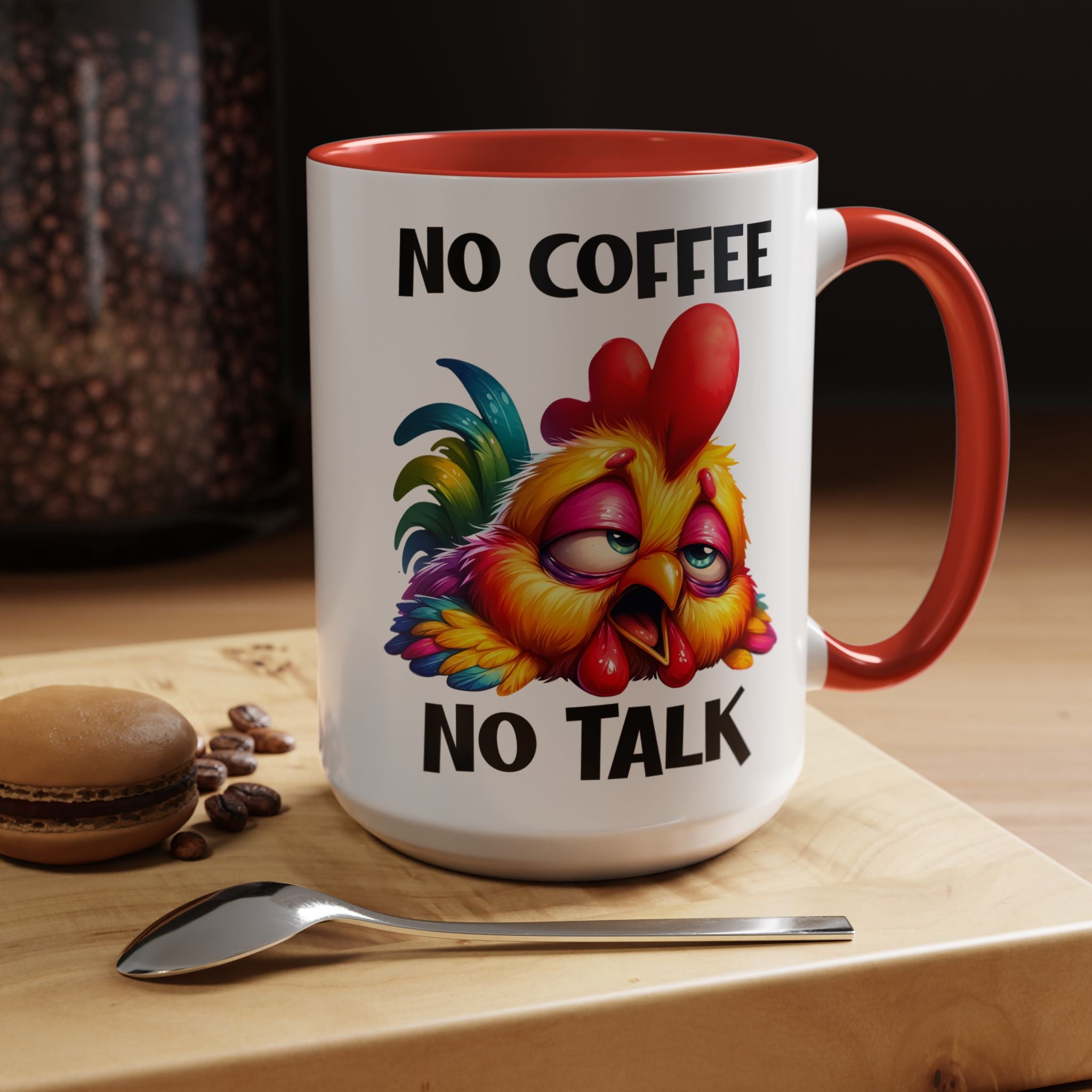No Coffee, No Talk – Pre-Caffeine Warning Mug