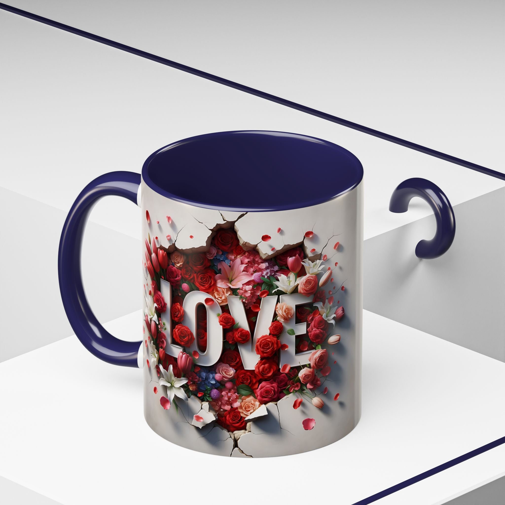 Love Mum Floral Coffee Mug