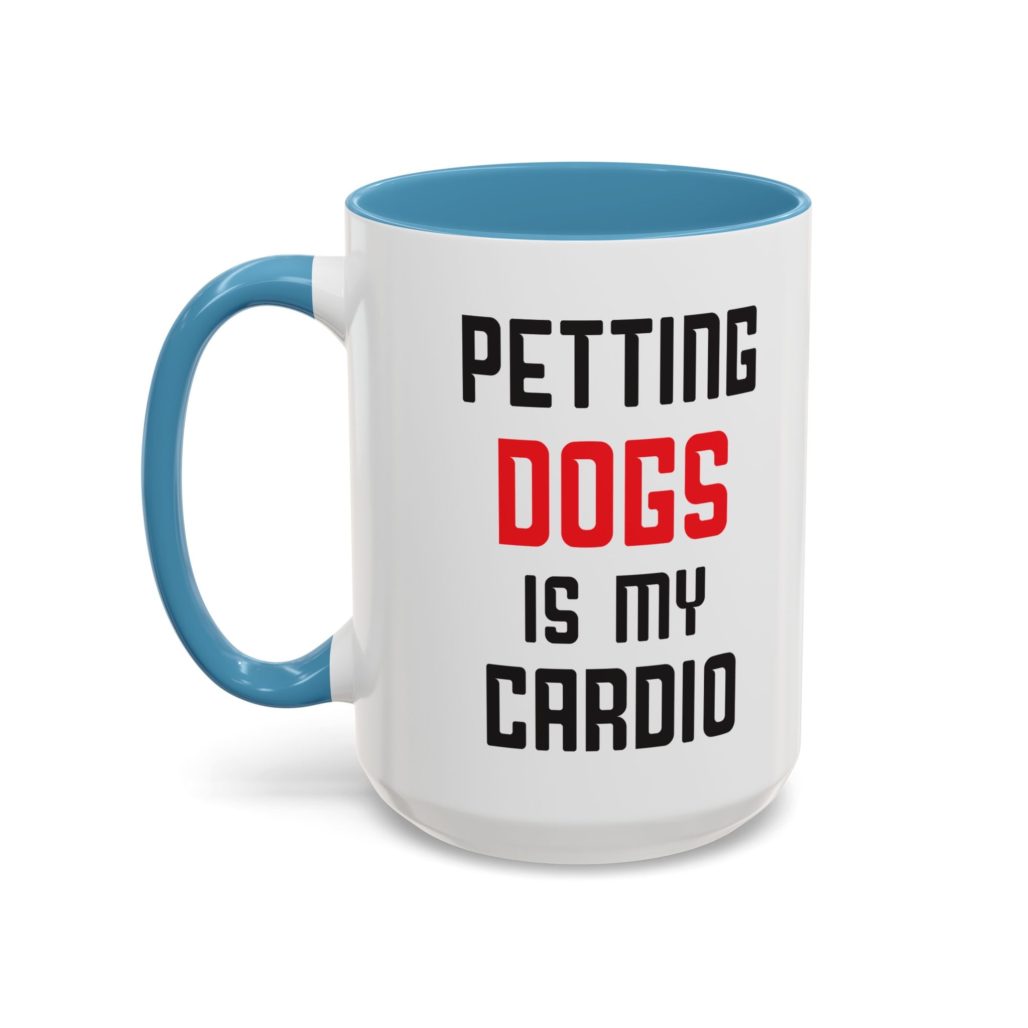 Dog Lover Coffee Mug – 11oz & 15oz Funny Pet Quote, Colorful Interior