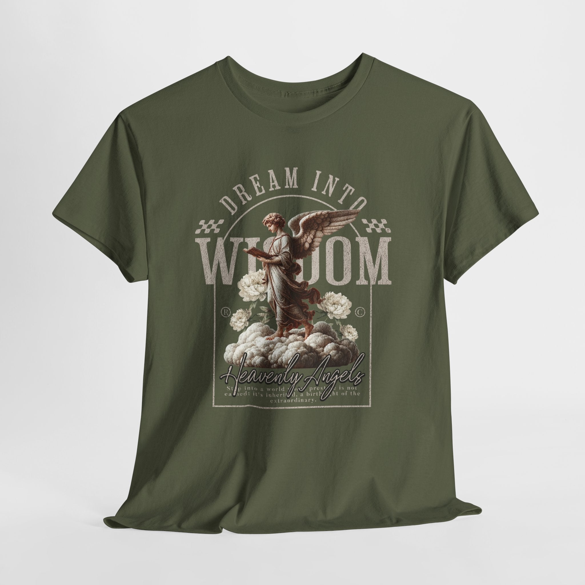 "Dream into Wisdom" - Heavenly Angels T-Shirt Design
