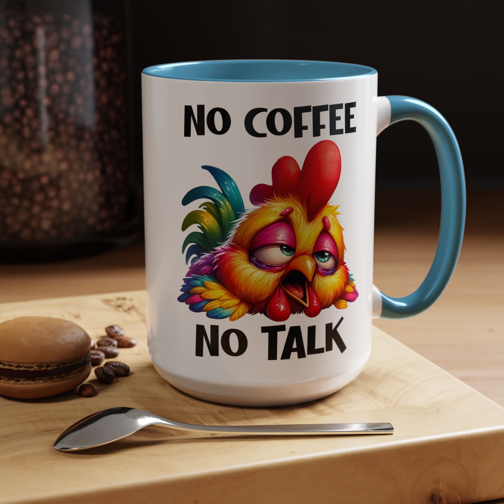 No Coffee, No Talk – Pre-Caffeine Warning Mug