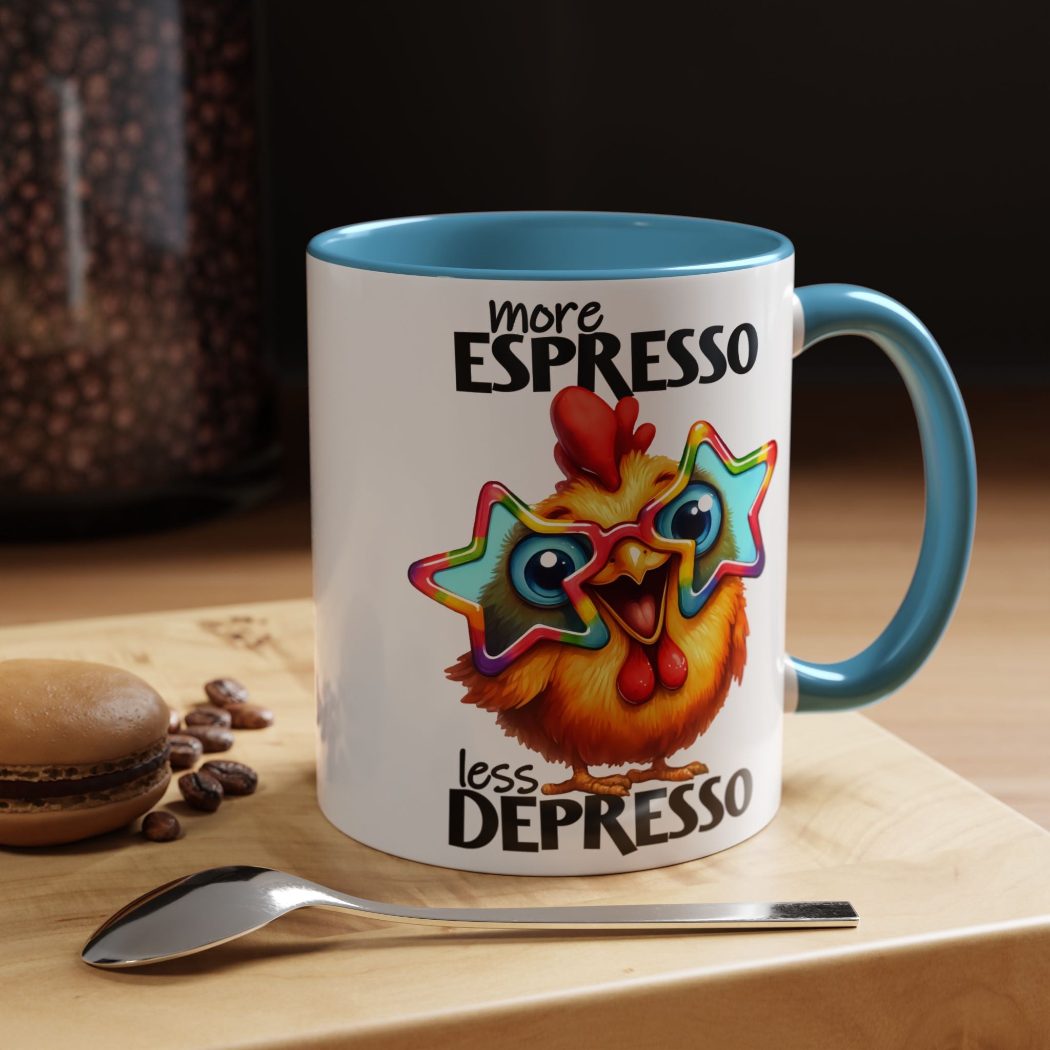 More Espresso, Less Depresso – Mood-Boosting Mug