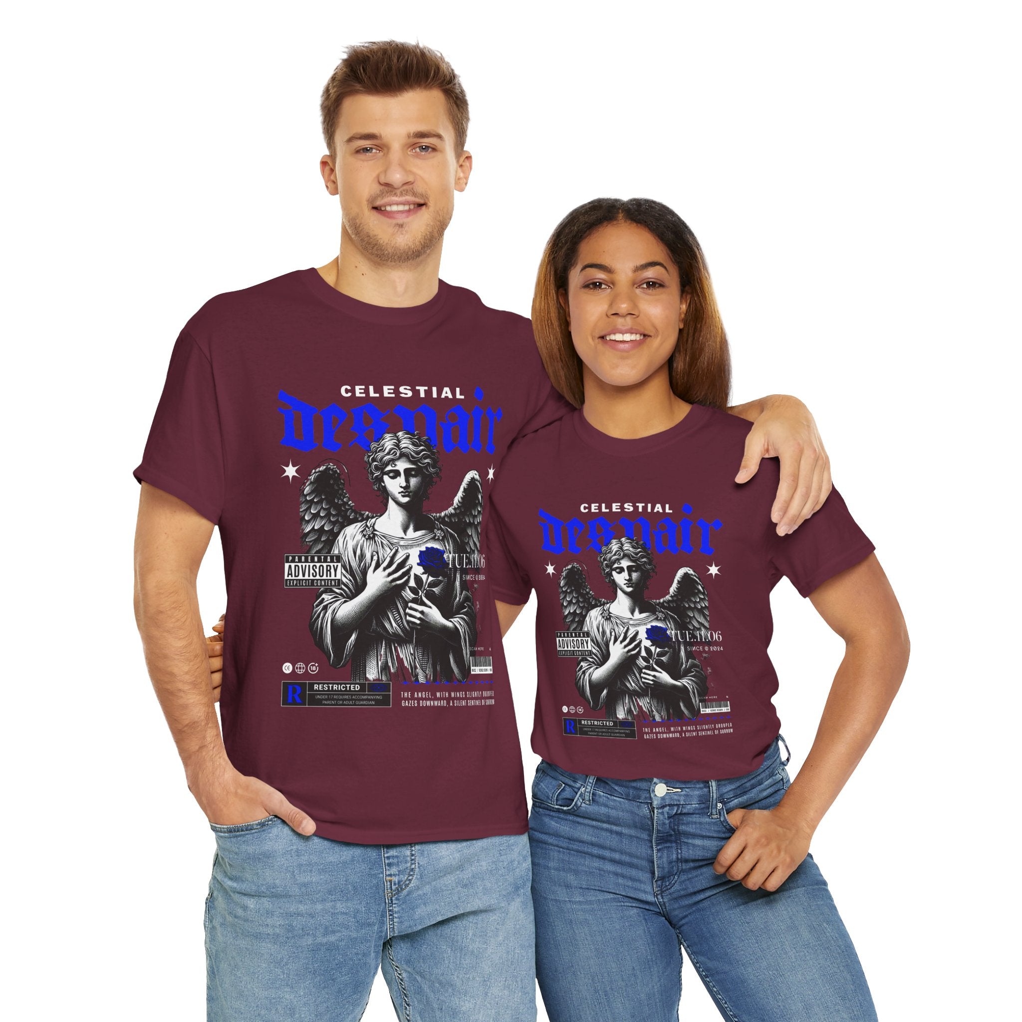 Celestial Despair Graphic T-Shirt Design