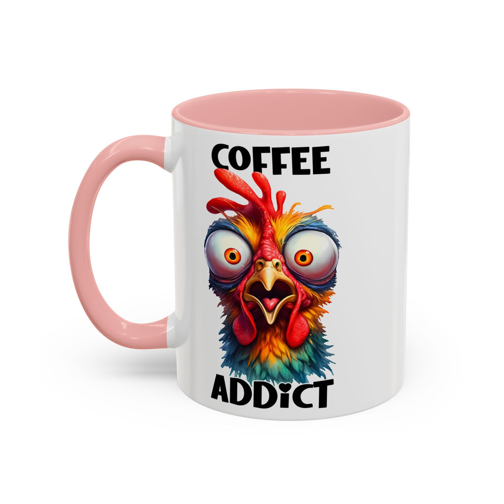 Coffee Addict – Perplexed Chicken Mug