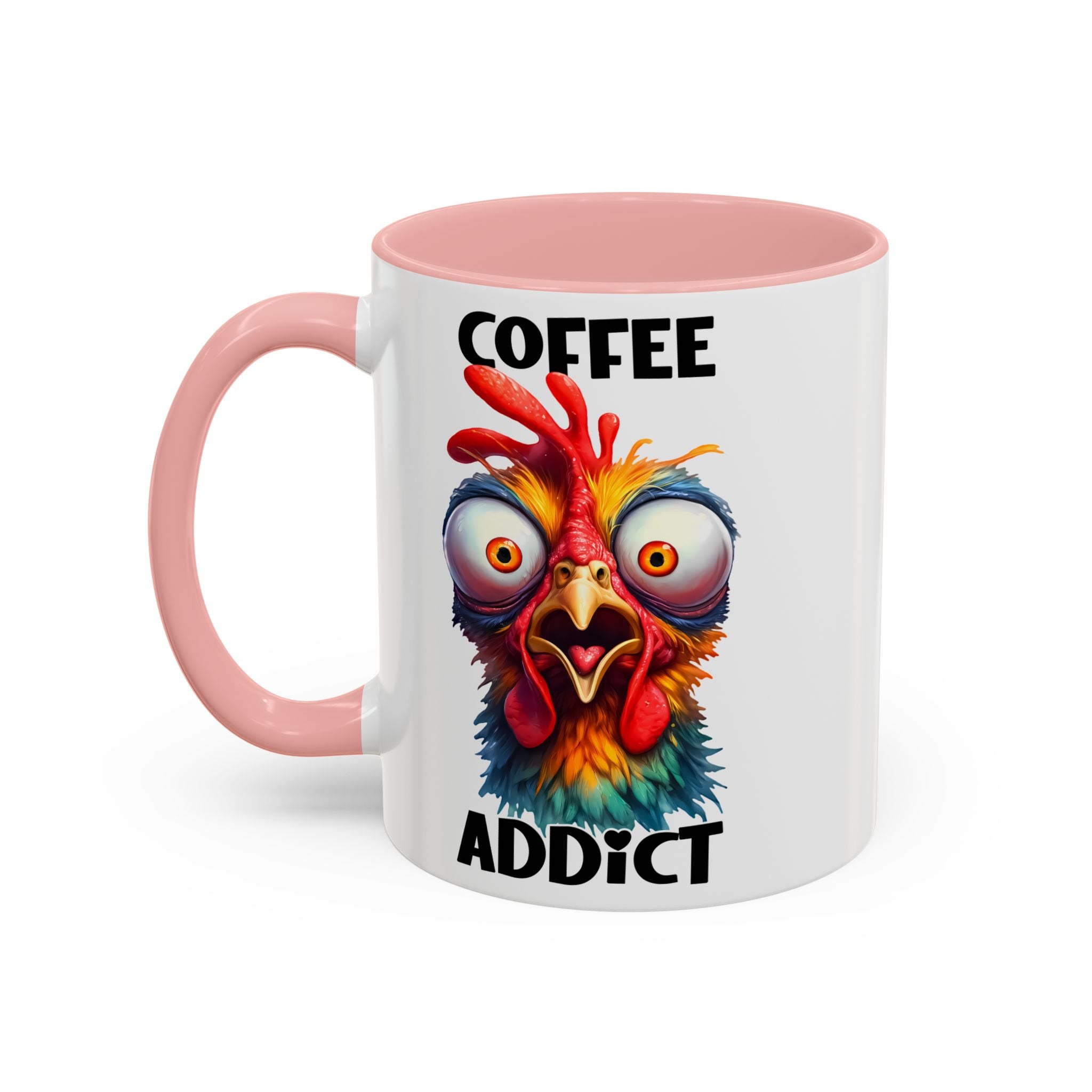 Coffee Addict – Perplexed Chicken Mug