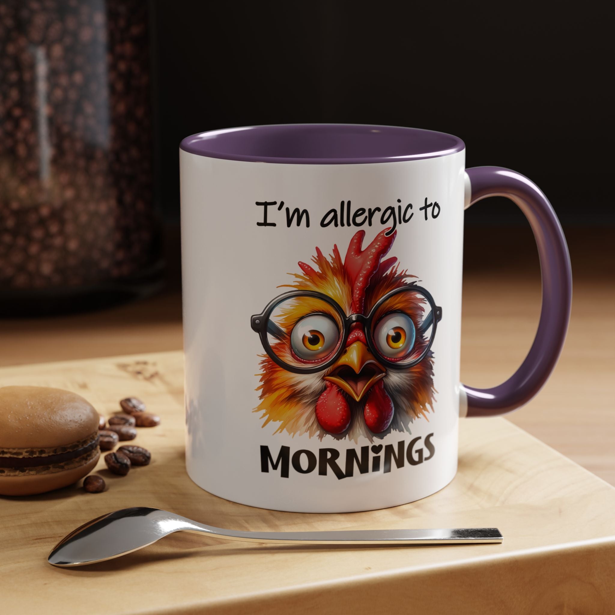 I’m Allergic to Mornings – Sleepy Humor Mug