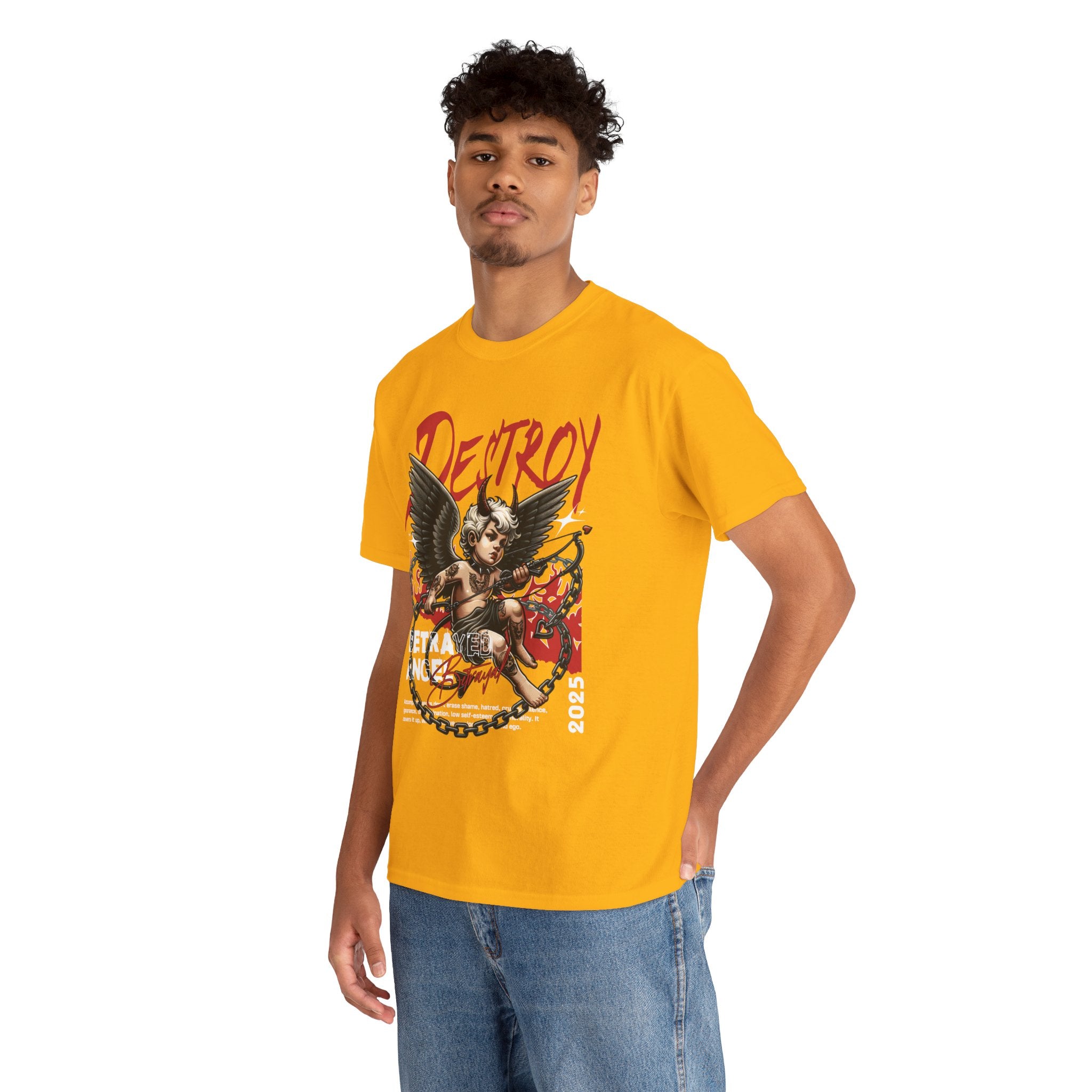 Destroyed Innocence: Betrayed Angel Streetwear Graphic