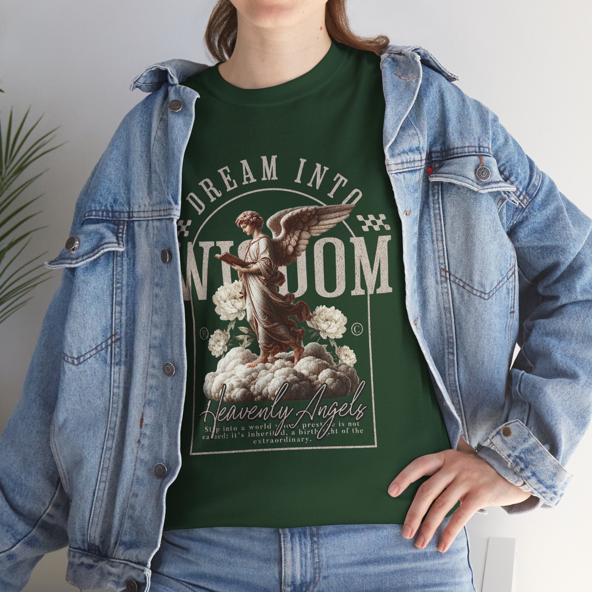 "Dream into Wisdom" - Heavenly Angels T-Shirt Design