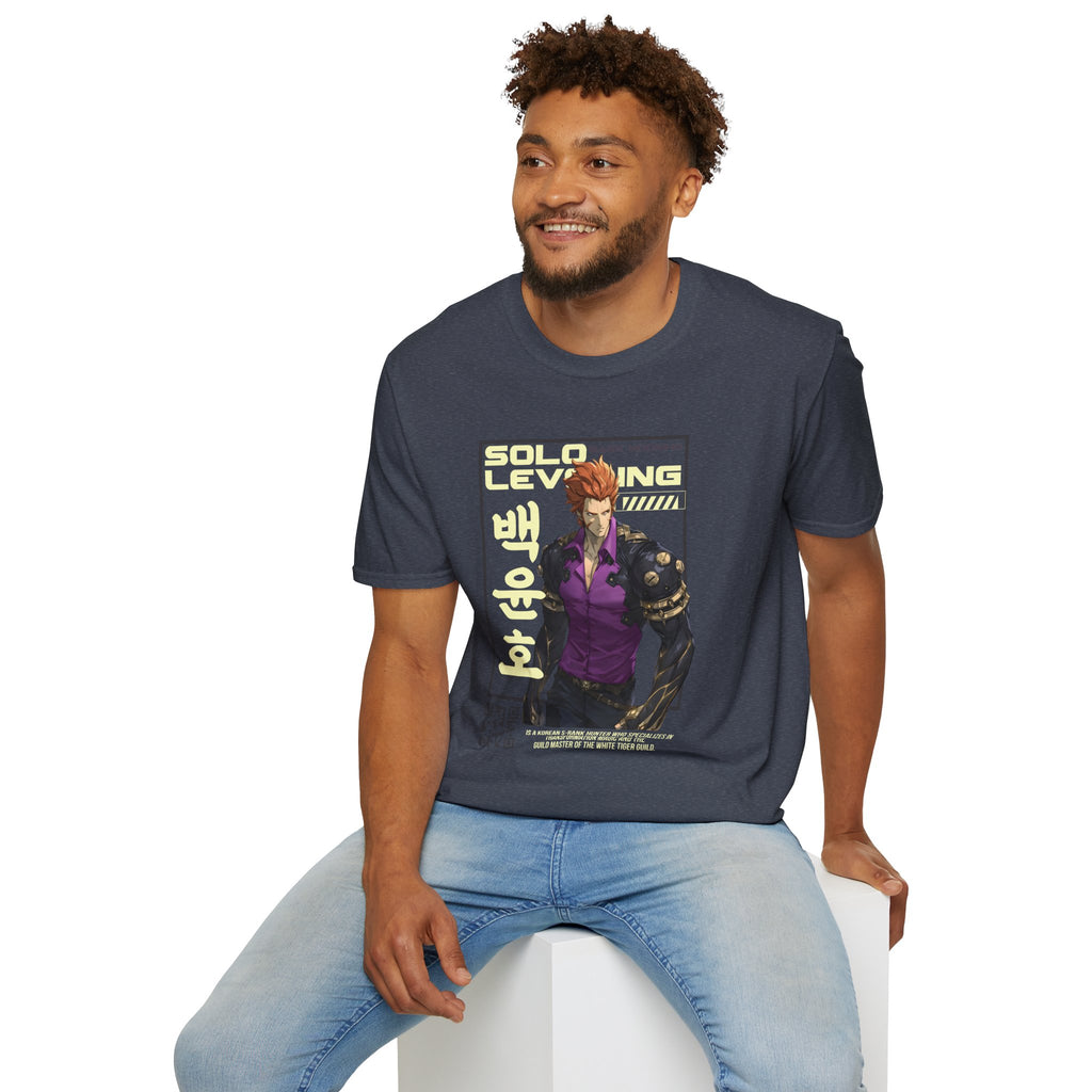 Solo Leveling T-Shirt – Baek Yoonho Anime Graphic Tee for Fans of Manhwa