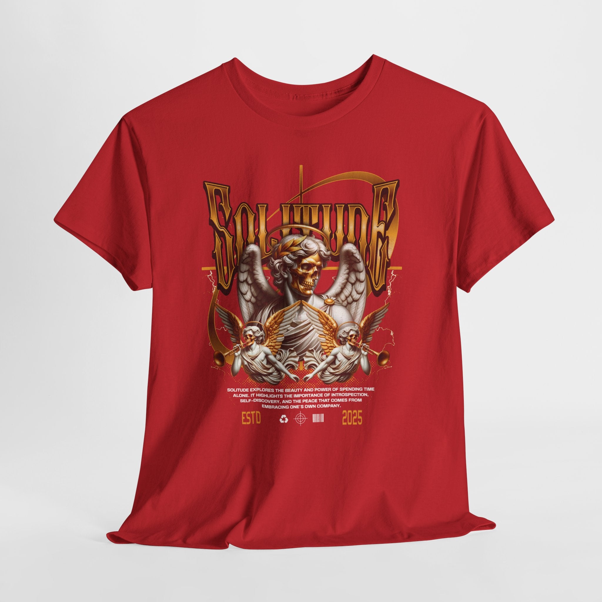 "Wings of Sin" - Gothic T-Shirt Design