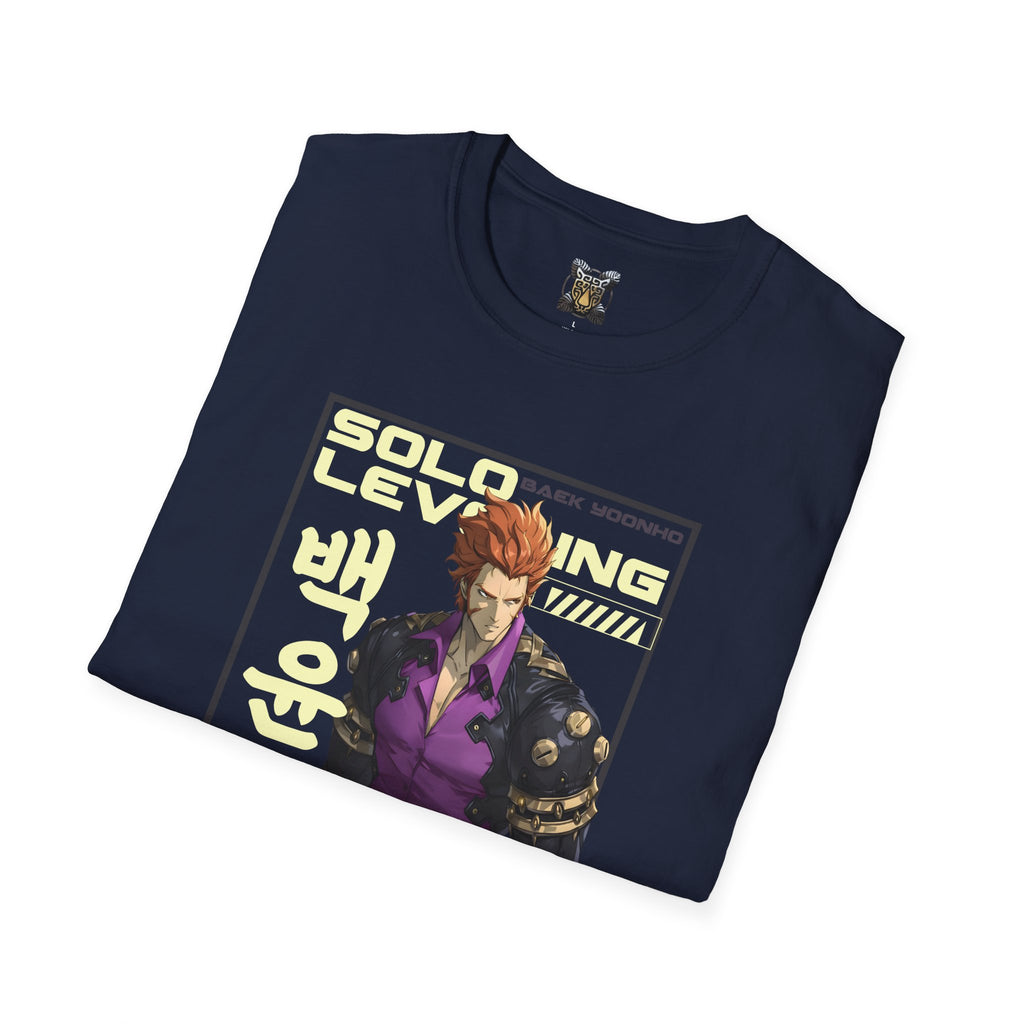 Solo Leveling T-Shirt – Baek Yoonho Anime Graphic Tee for Fans of Manhwa