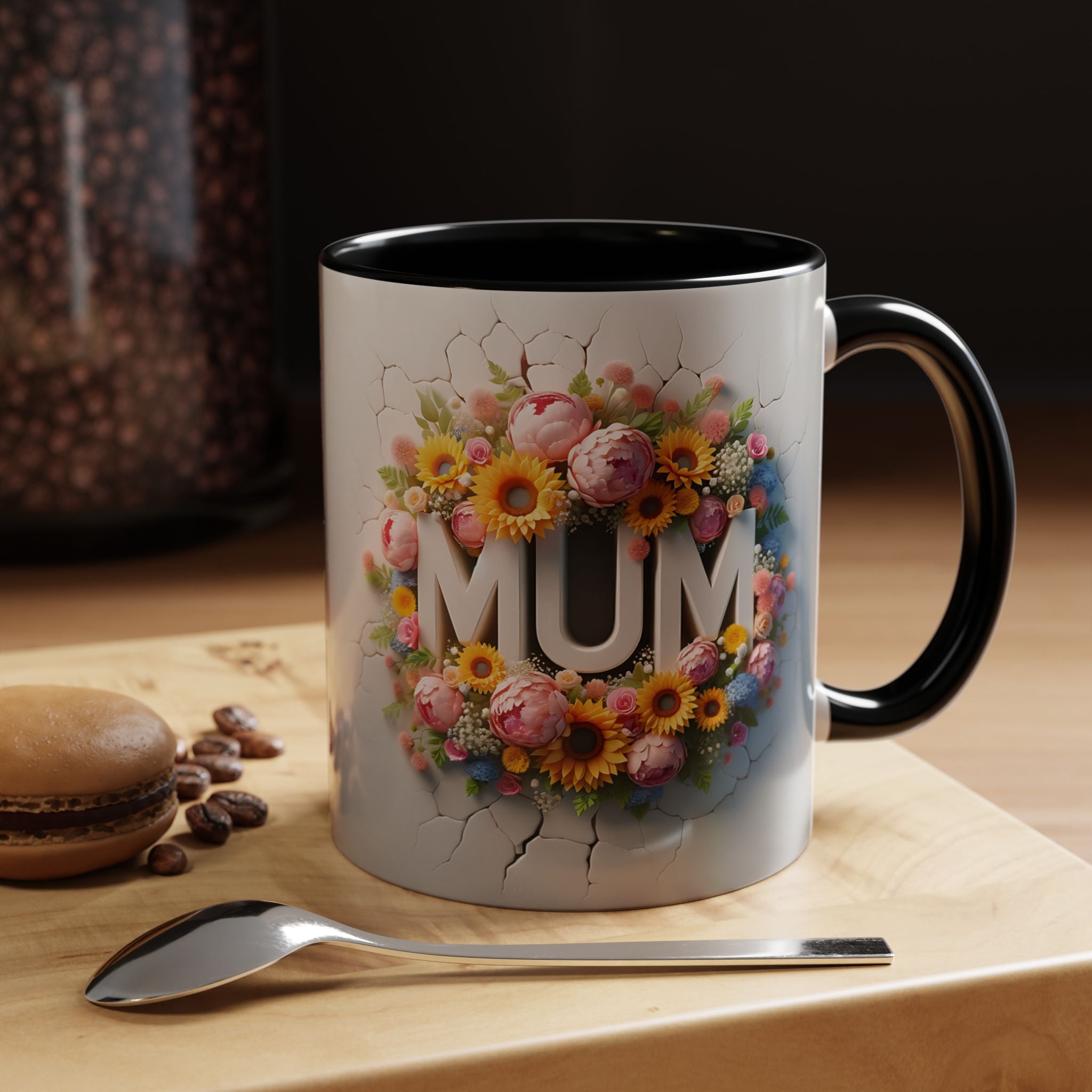 Love Mum Floral Coffee Mug