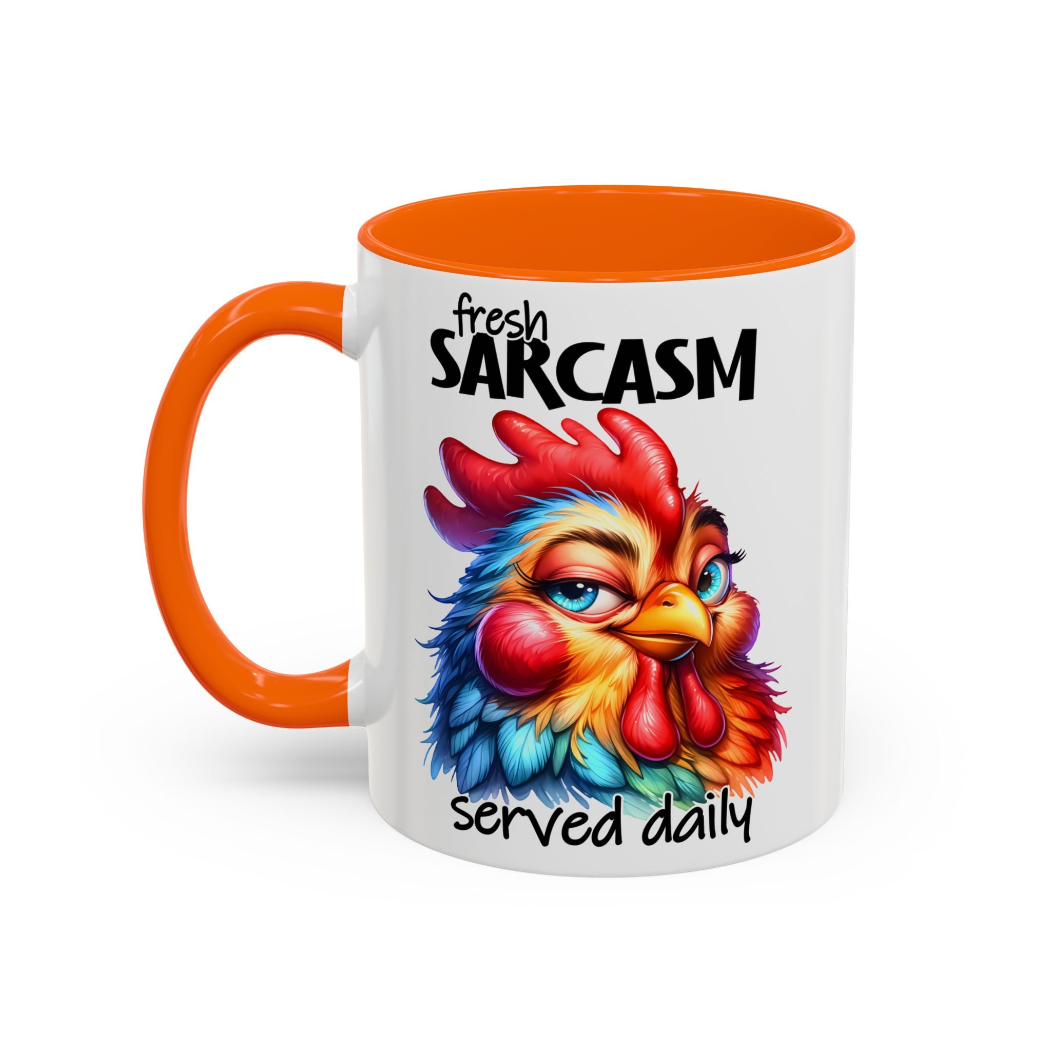 Fresh Sarcasm Served Daily – Chubby Chicken Mug