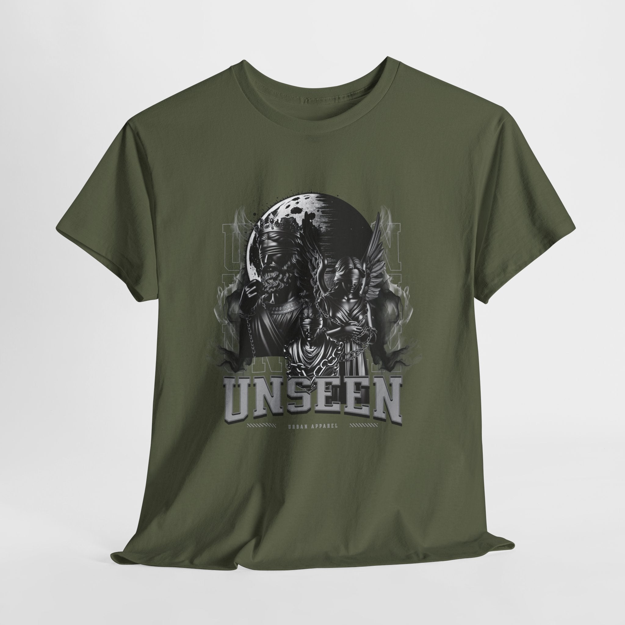 "Unseen" Blindfolded Figures with Chains - Dark Urban Apparel Digital Art