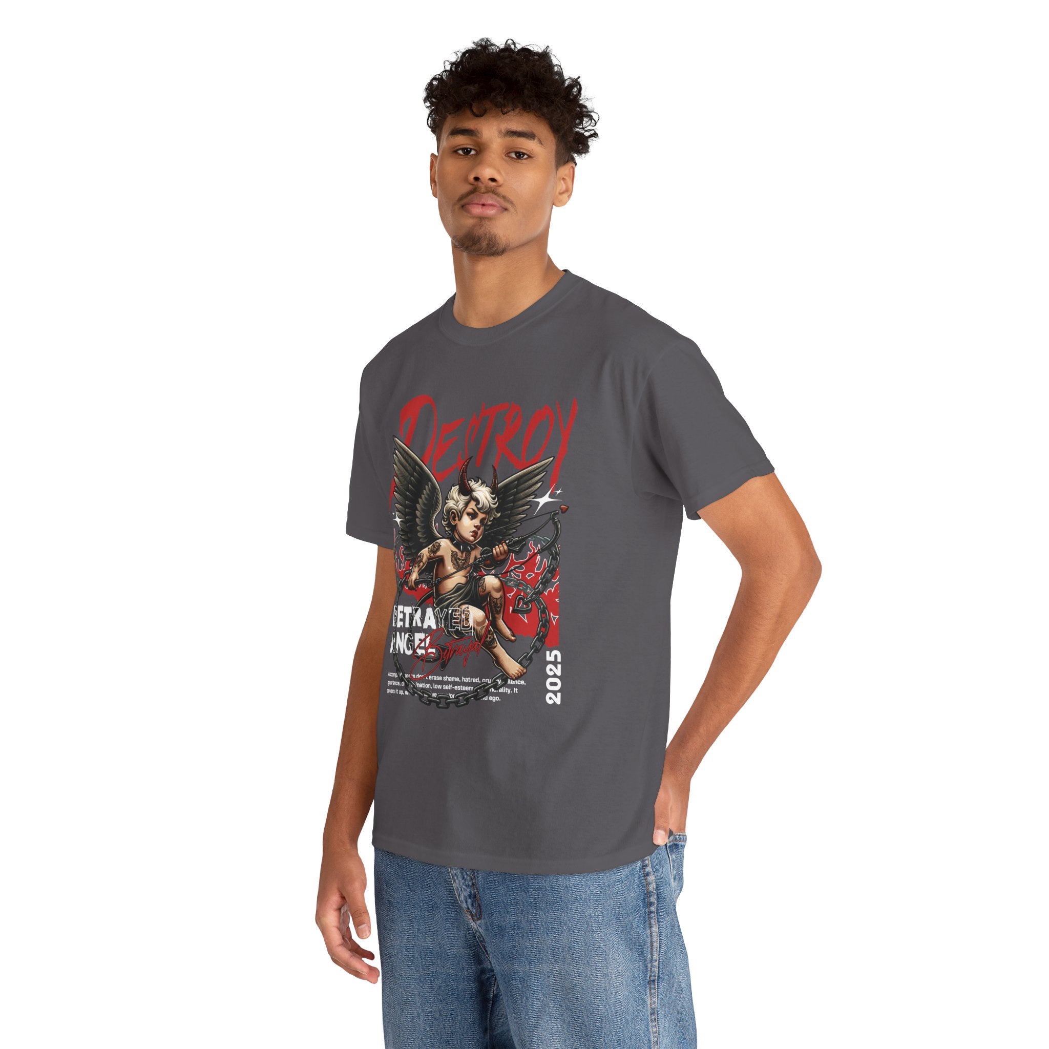 Destroyed Innocence: Betrayed Angel Streetwear Graphic