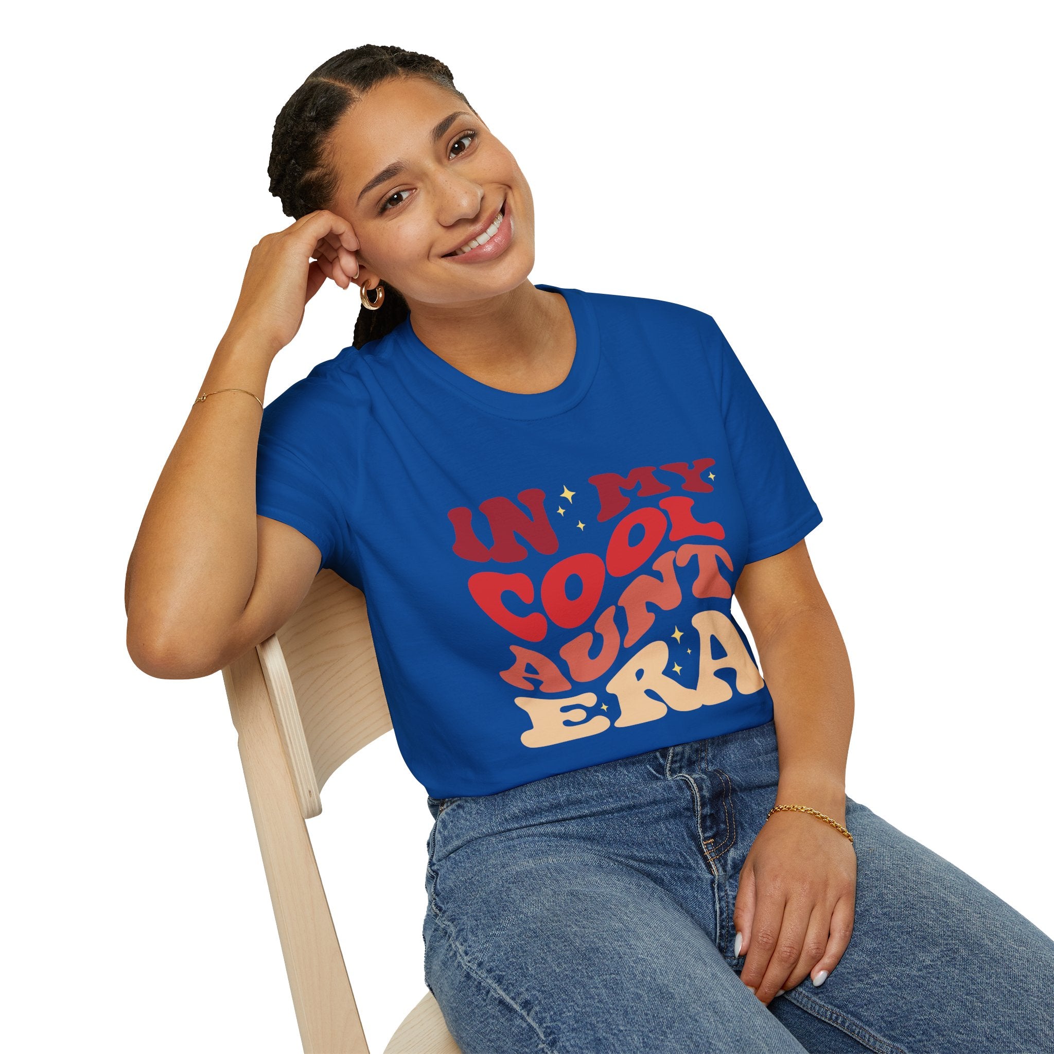 Cool Aunt T-Shirt – “In My Cool Aunt Era” Fun Auntie Gift Tee for Birthdays, Family Gatherings, and Everyday Wear