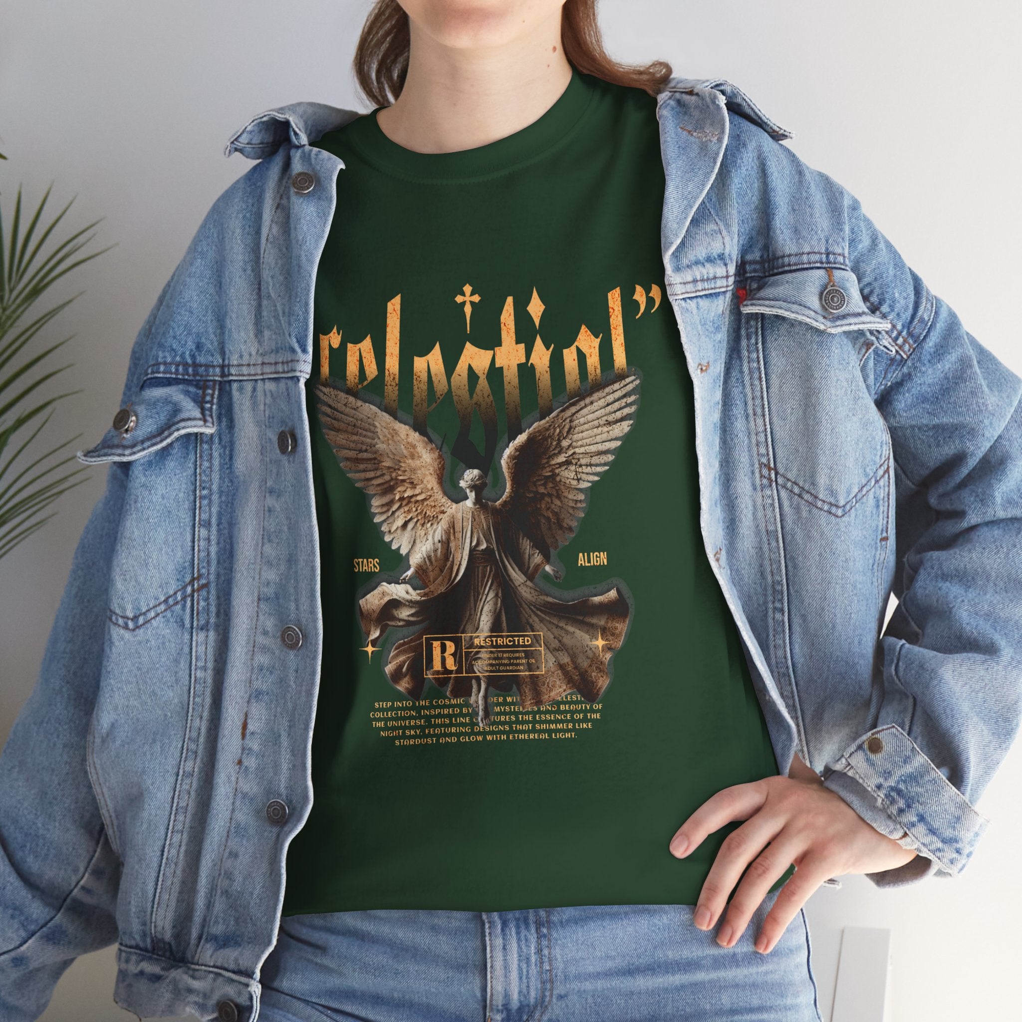 "Celestial Angel" - Divine Art & Streetwear Design