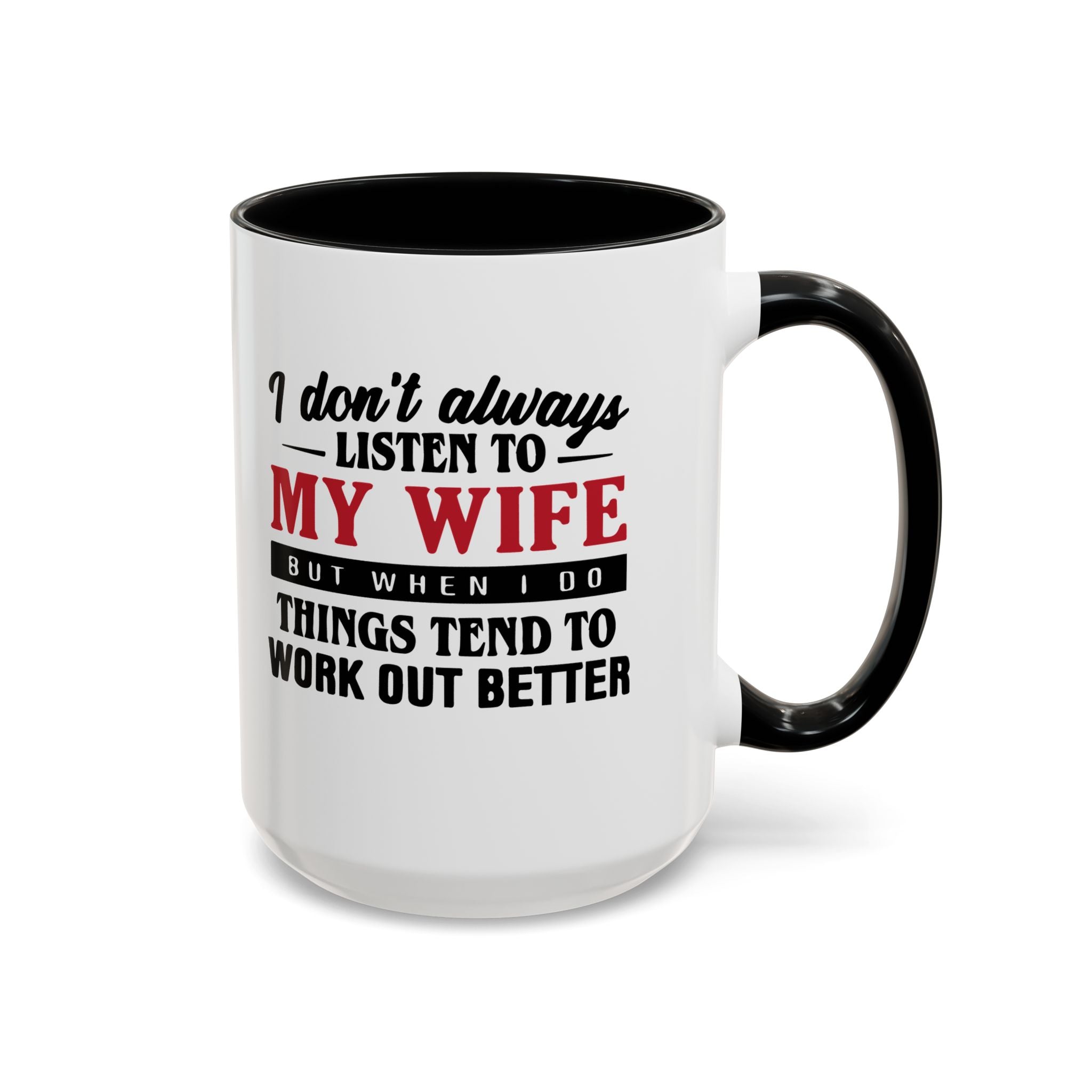 Funny Husband Coffee Mug – 11oz & 15oz Humor Quote, Colorful Interior