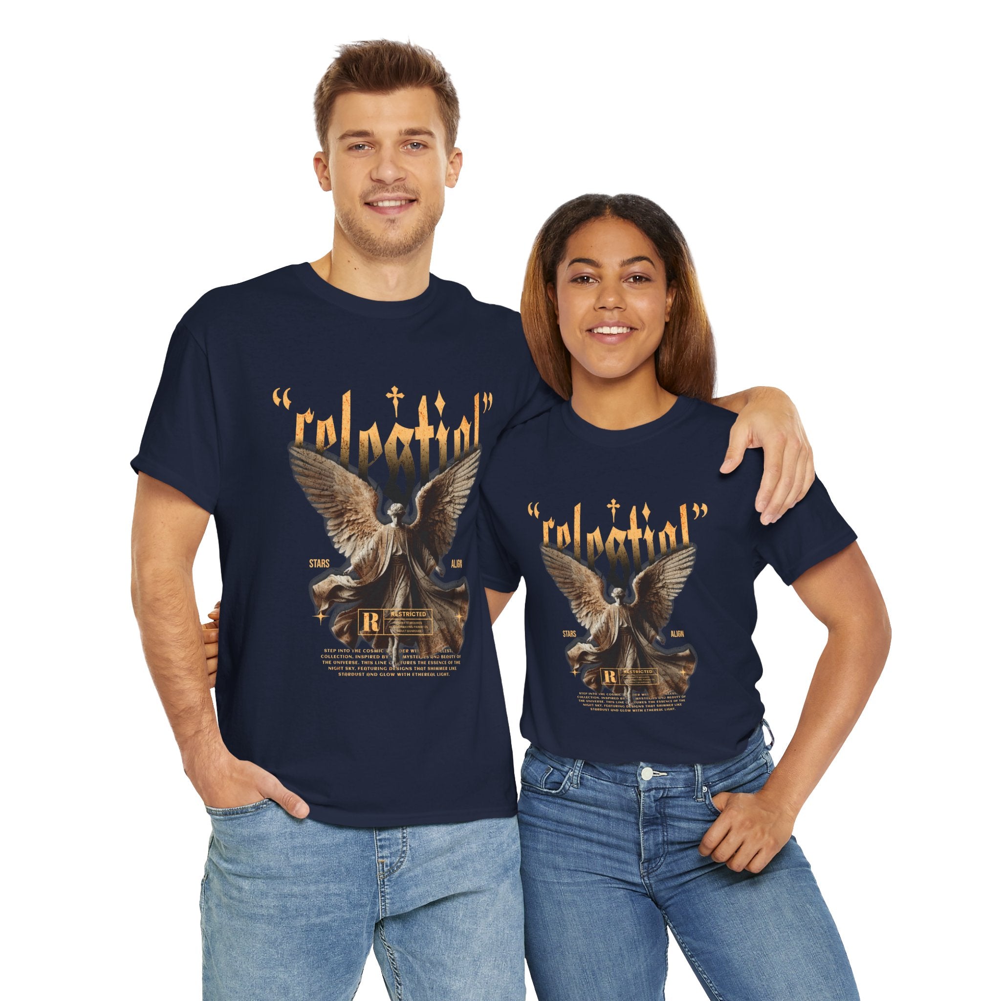 "Celestial Angel" - Divine Art & Streetwear Design