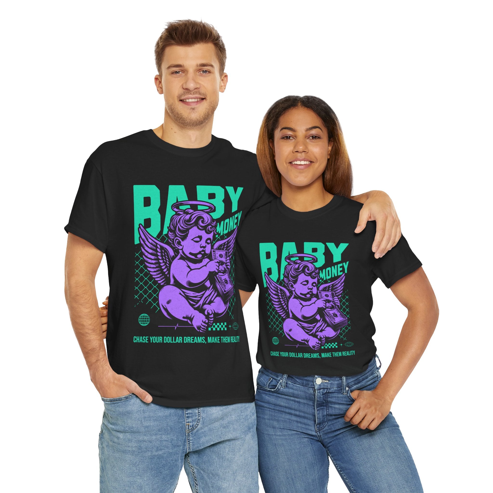 Baby Money: Chase Your Dollar Dreams Streetwear Graphic