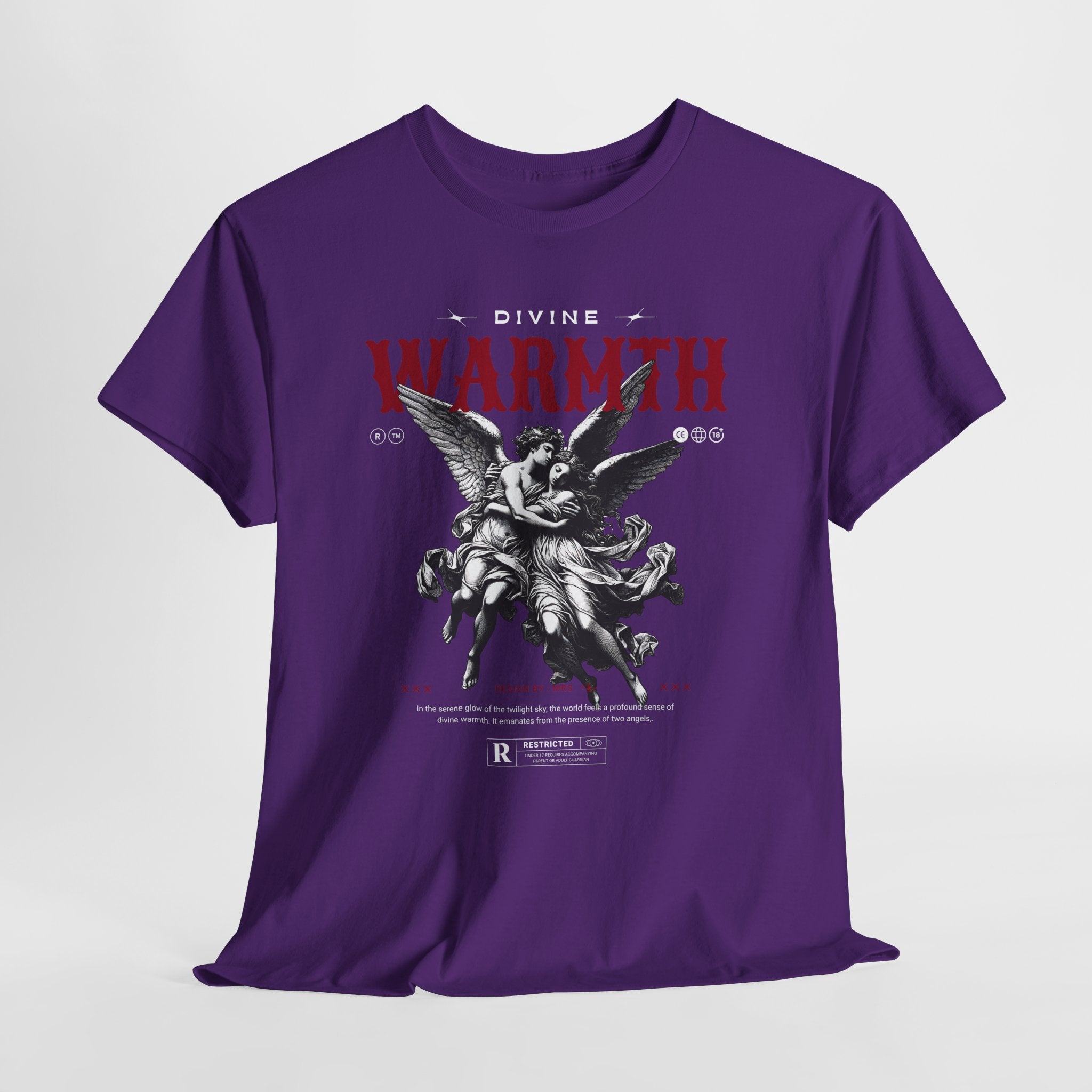 Divine Warmth: Angelic Embrace T-Shirt Design